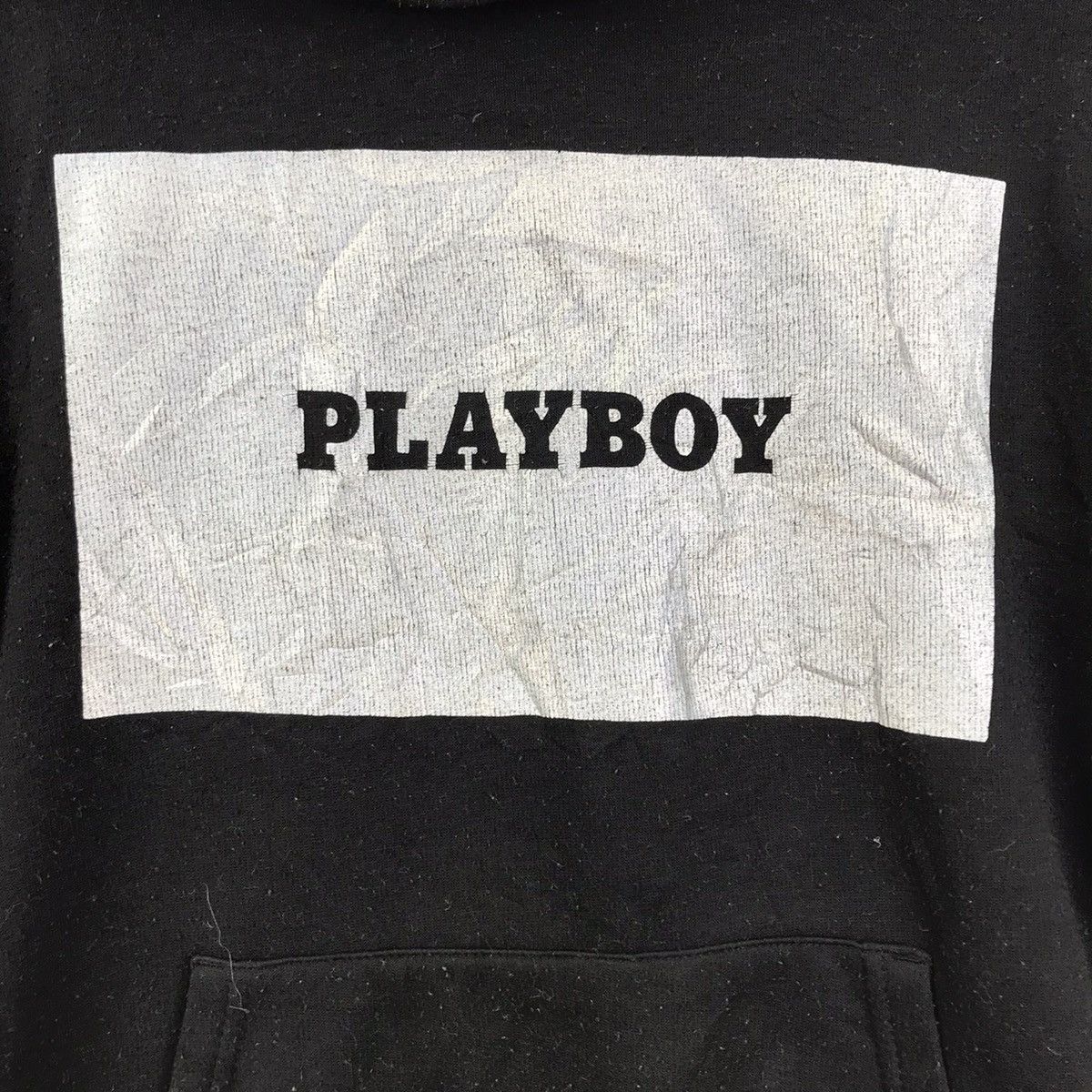 Playboy Vintage PLAYBOY BUNNY Box Logo Black Long Hoodie Size US M / EU 48-50 / 2 - 5 Thumbnail