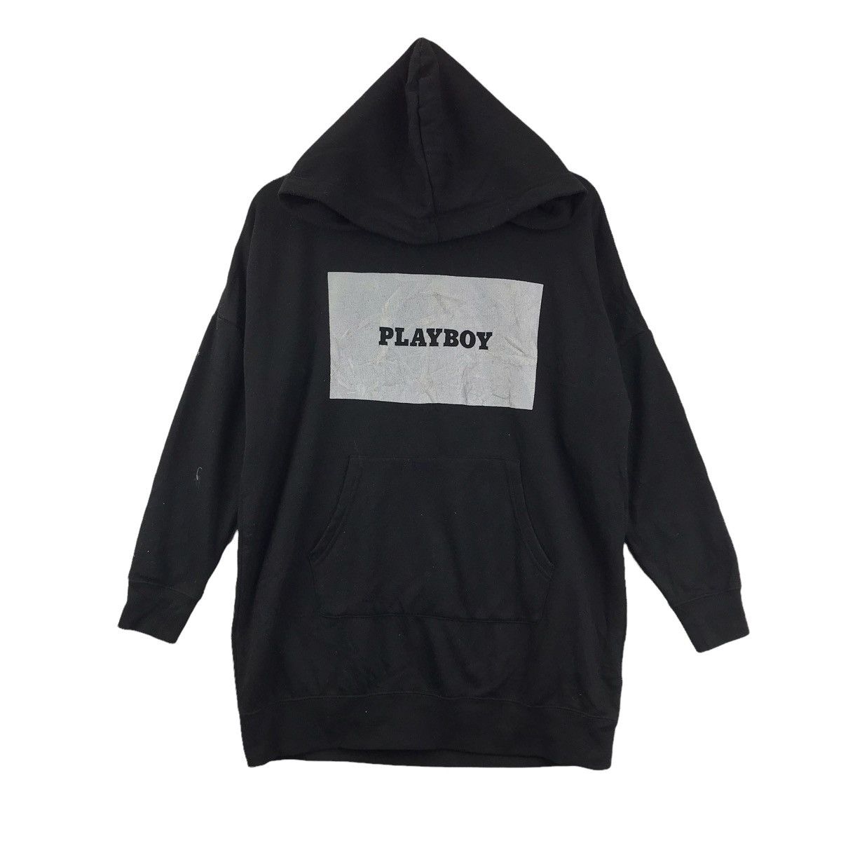 Playboy Vintage PLAYBOY BUNNY Box Logo Black Long Hoodie Size US M / EU 48-50 / 2 - 3 Thumbnail