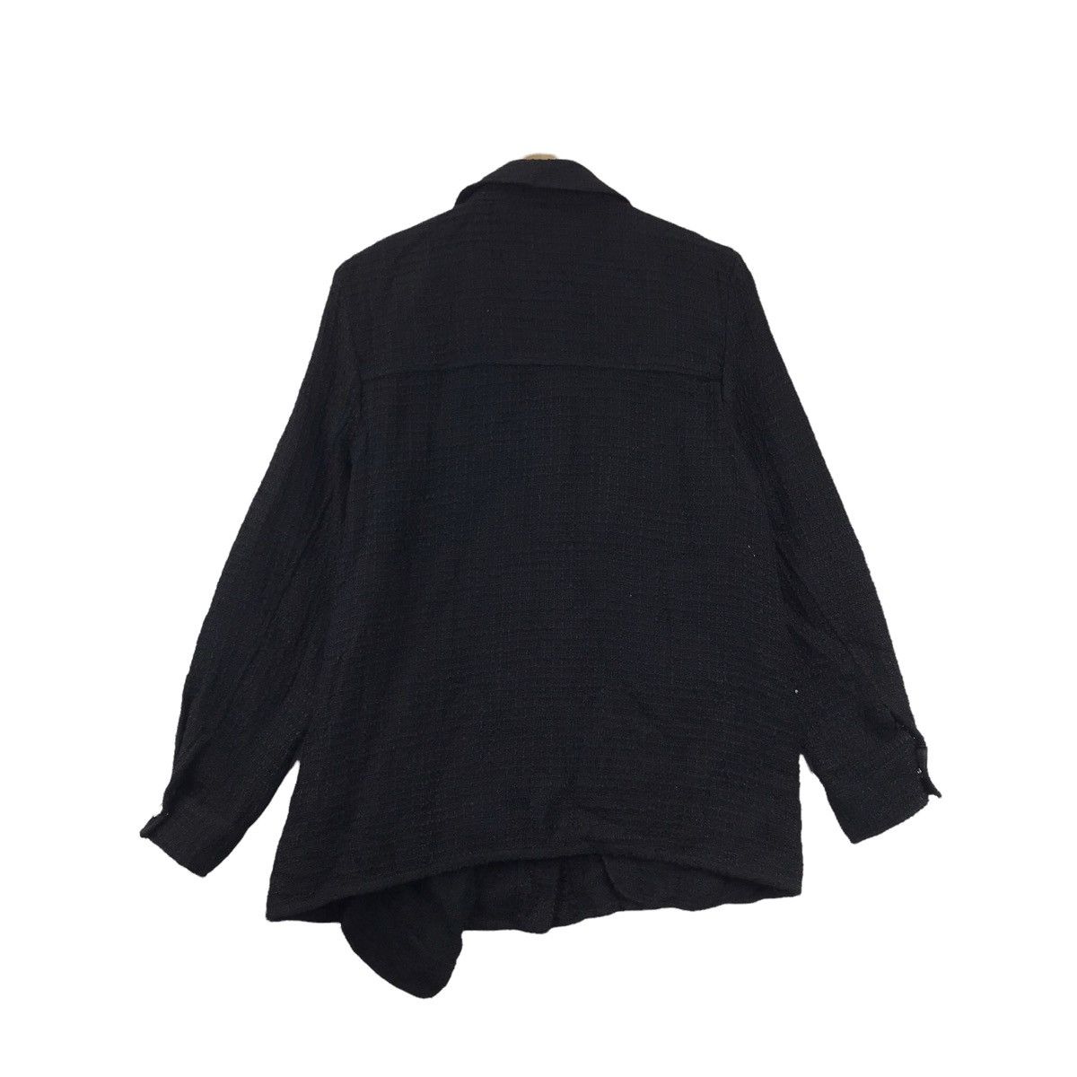 Zara ZARA Japanese Brand Wool Black Button Up Shirt Size US S / EU 44-46 / 1 - 8 Thumbnail