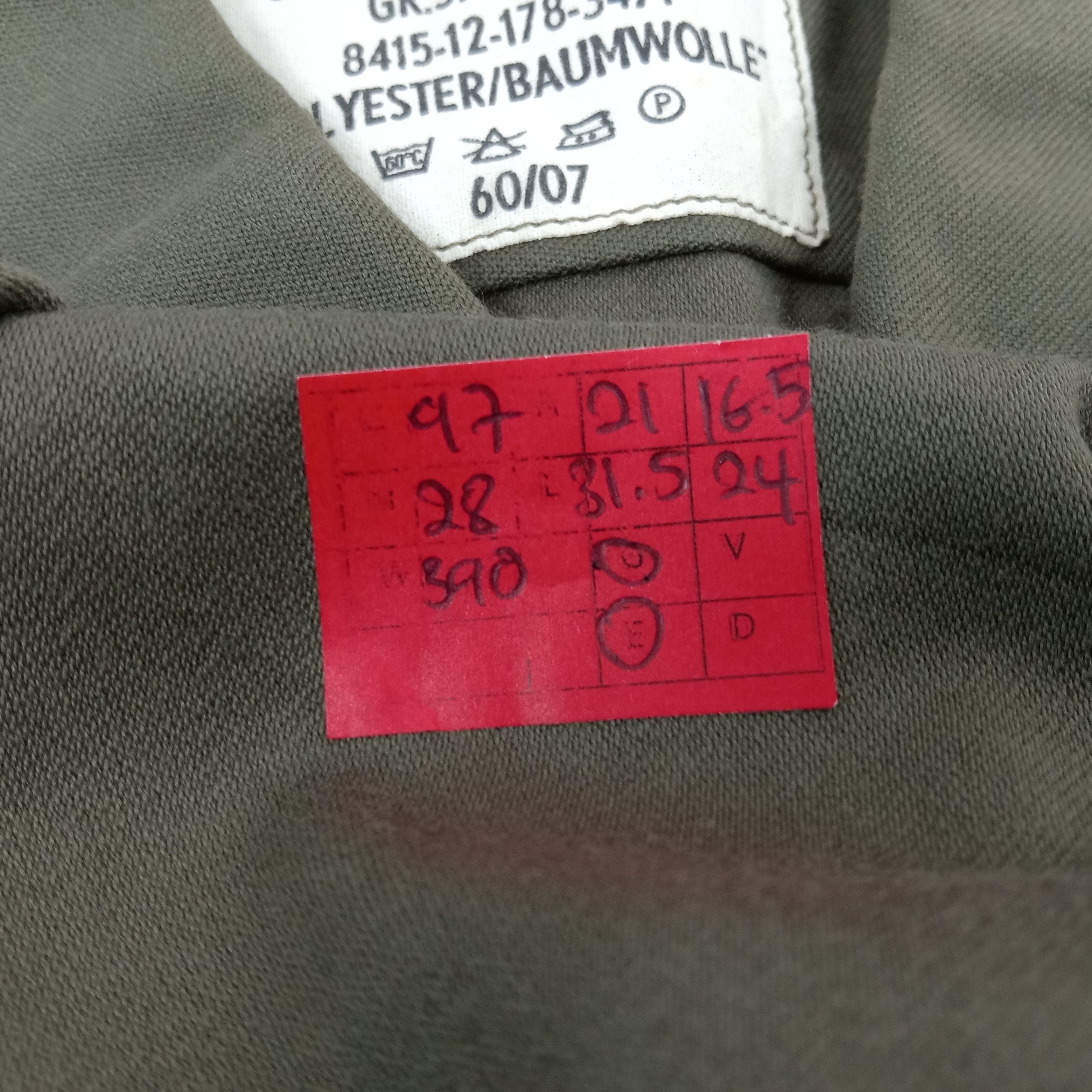 Wahler Germany Army Military Shirt Jacket