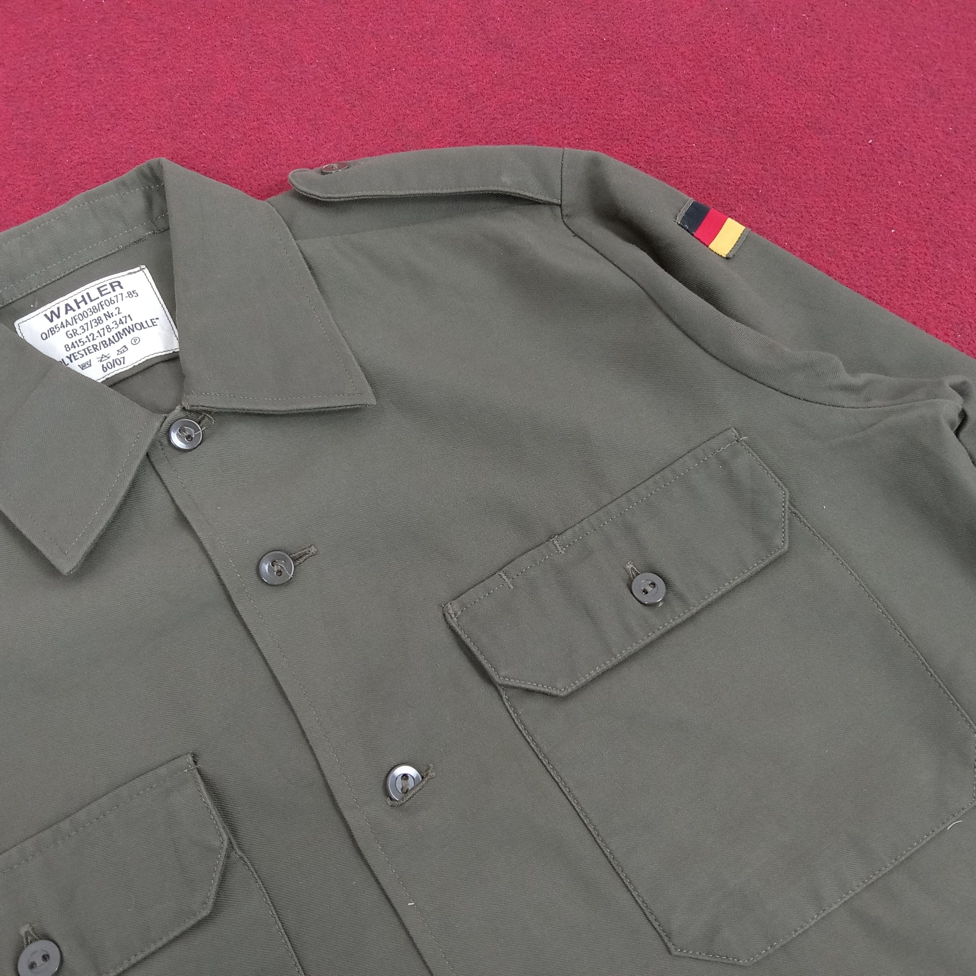 Wahler Germany Army Military Shirt Jacket