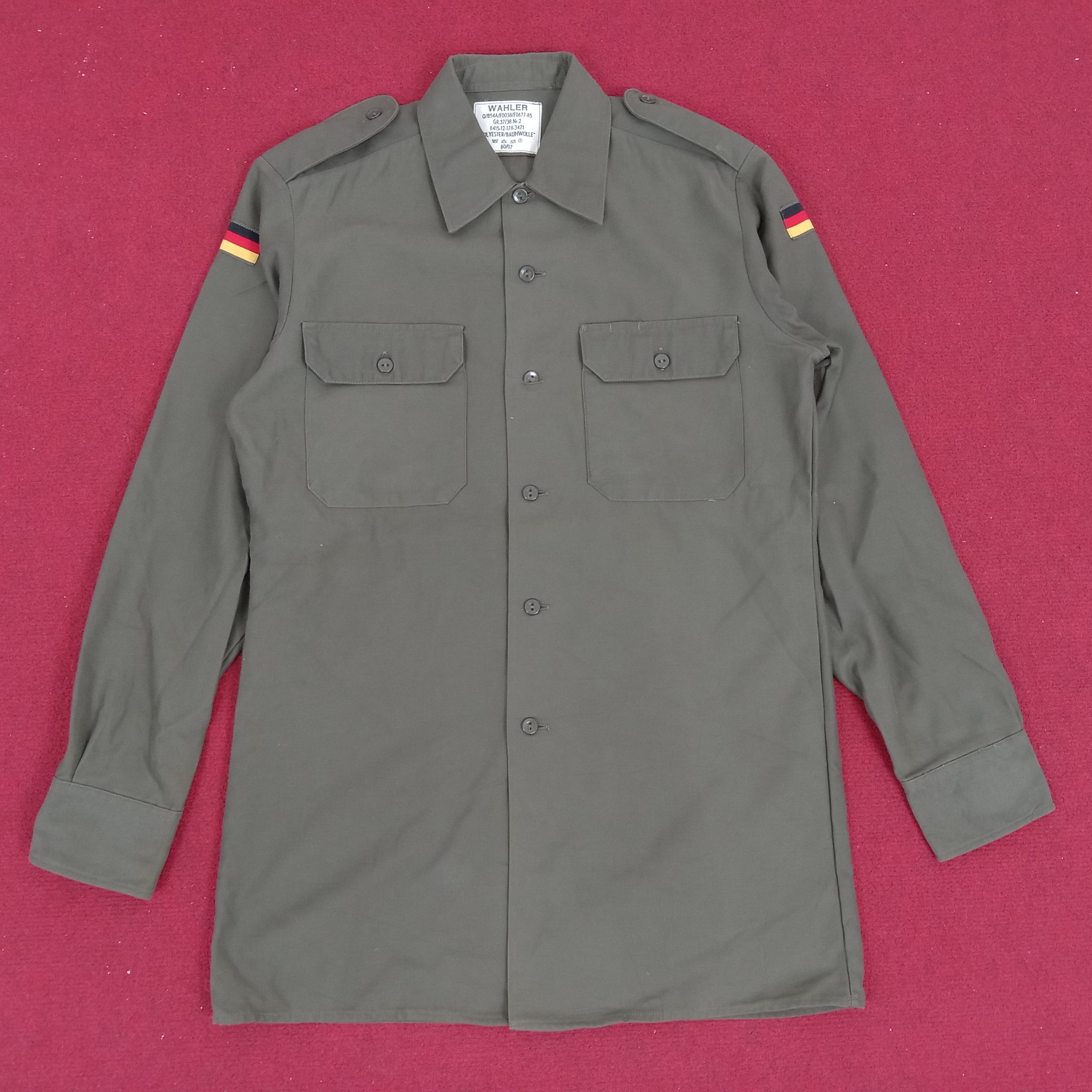 Wahler Germany Army Military Shirt Jacket
