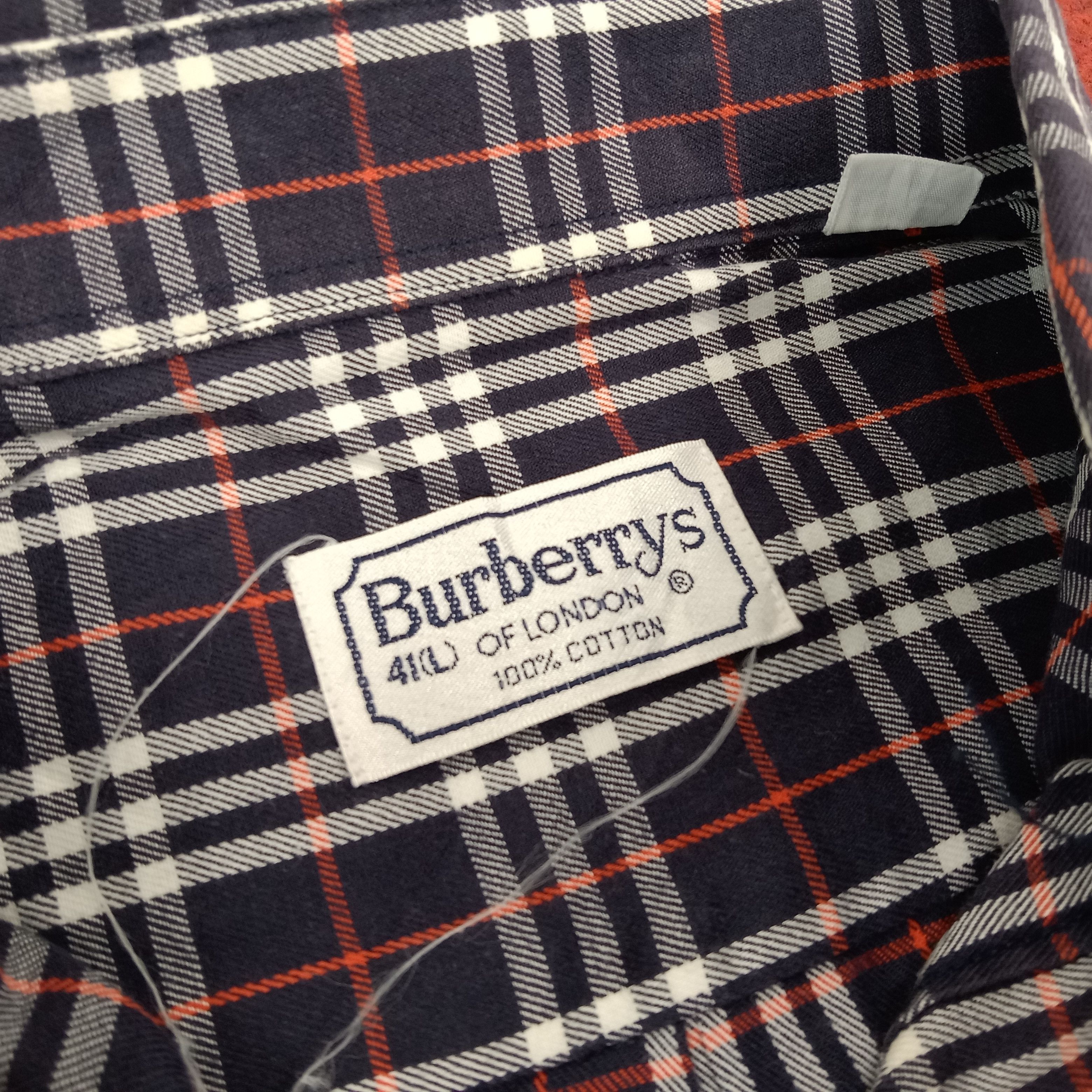 Burberry × Vintage Burberrys Of London Small Logo Design Long Sleeve Shirt Size US XL / EU 56 / 4 - 5 Thumbnail