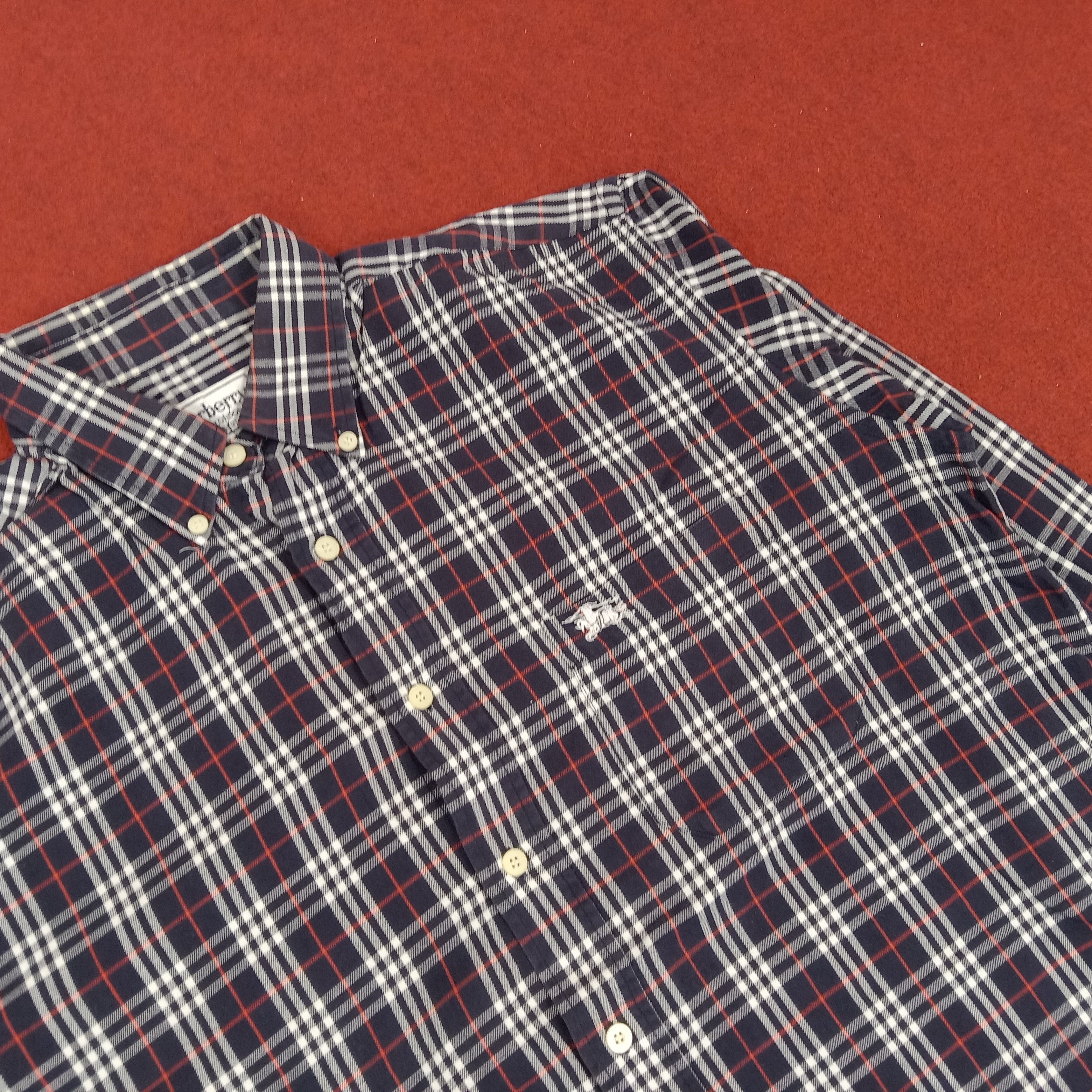 Burberry × Vintage Burberrys Of London Small Logo Design Long Sleeve Shirt Size US XL / EU 56 / 4 - 2 Thumbnail