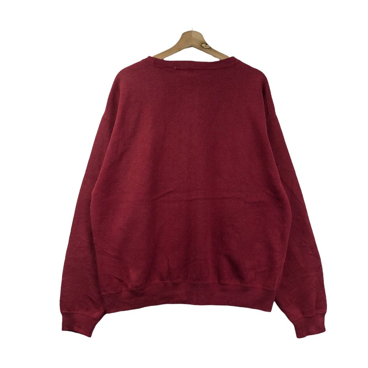 Calvin Klein Vintage 90s CALVIN KLEIN CK Jeans Big Print Red Sweatshirt Size US L / EU 52-54 / 3 - 7 Thumbnail