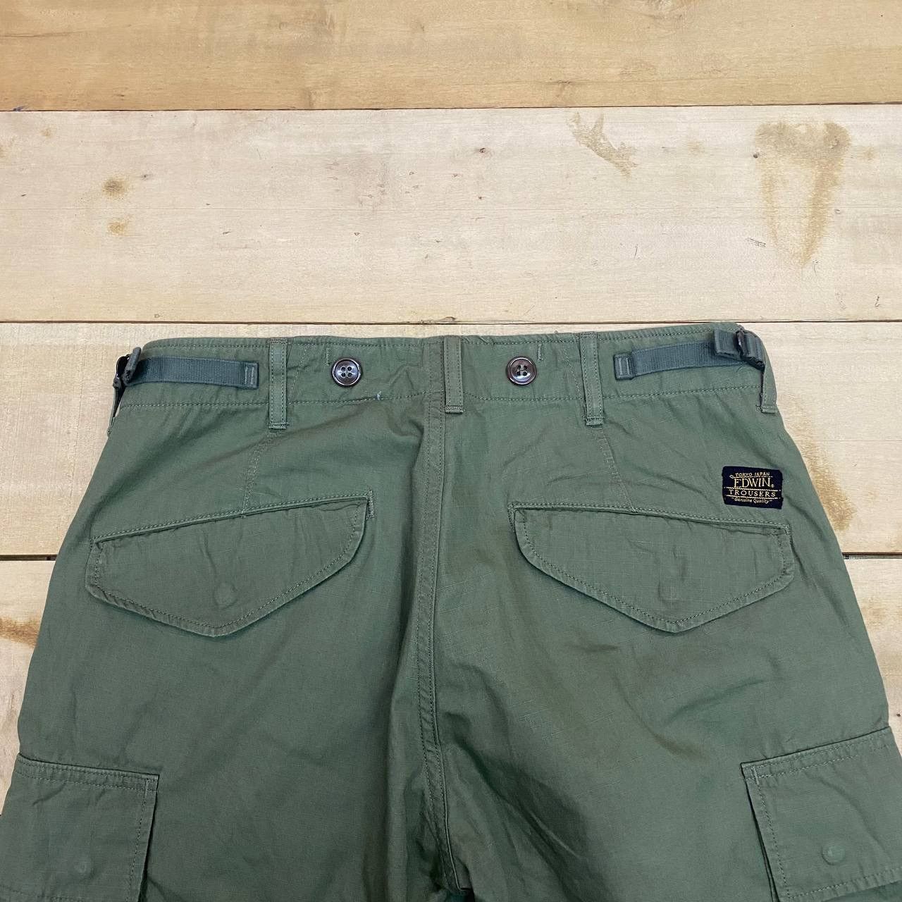 Edwin × Japanese Brand X319 JAPAN EDWIN RIPSTOP PARACHUT CARGO PANTS SLIMFIT Size US 31 - 2 Thumbnail