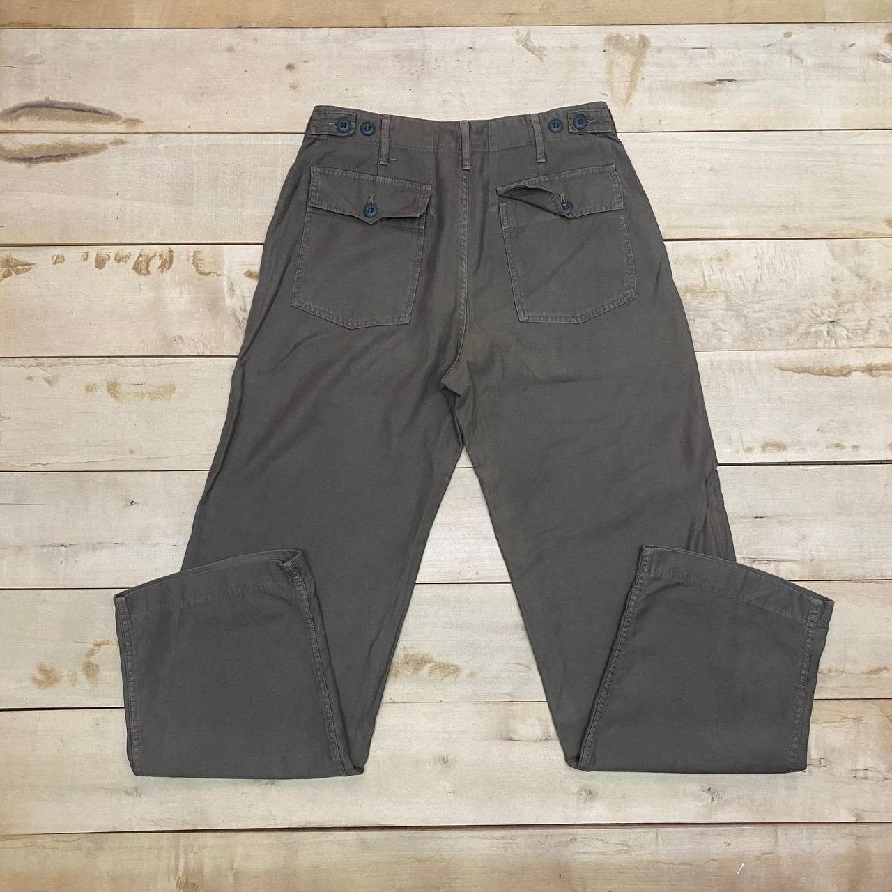 Japanese Brand × Vintage X320 VTG JAPAN DOMINOO FADED BAKER PANTS Size US 32 / EU 48 - 2 Thumbnail