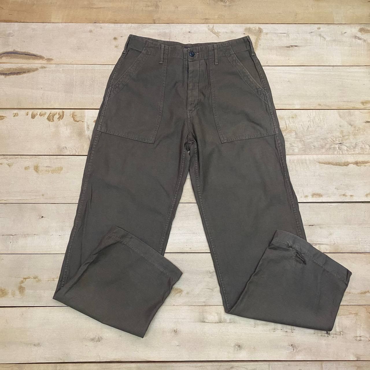 Japanese Brand × Vintage X320 VTG JAPAN DOMINOO FADED BAKER PANTS Size US 32 / EU 48 - 3 Thumbnail