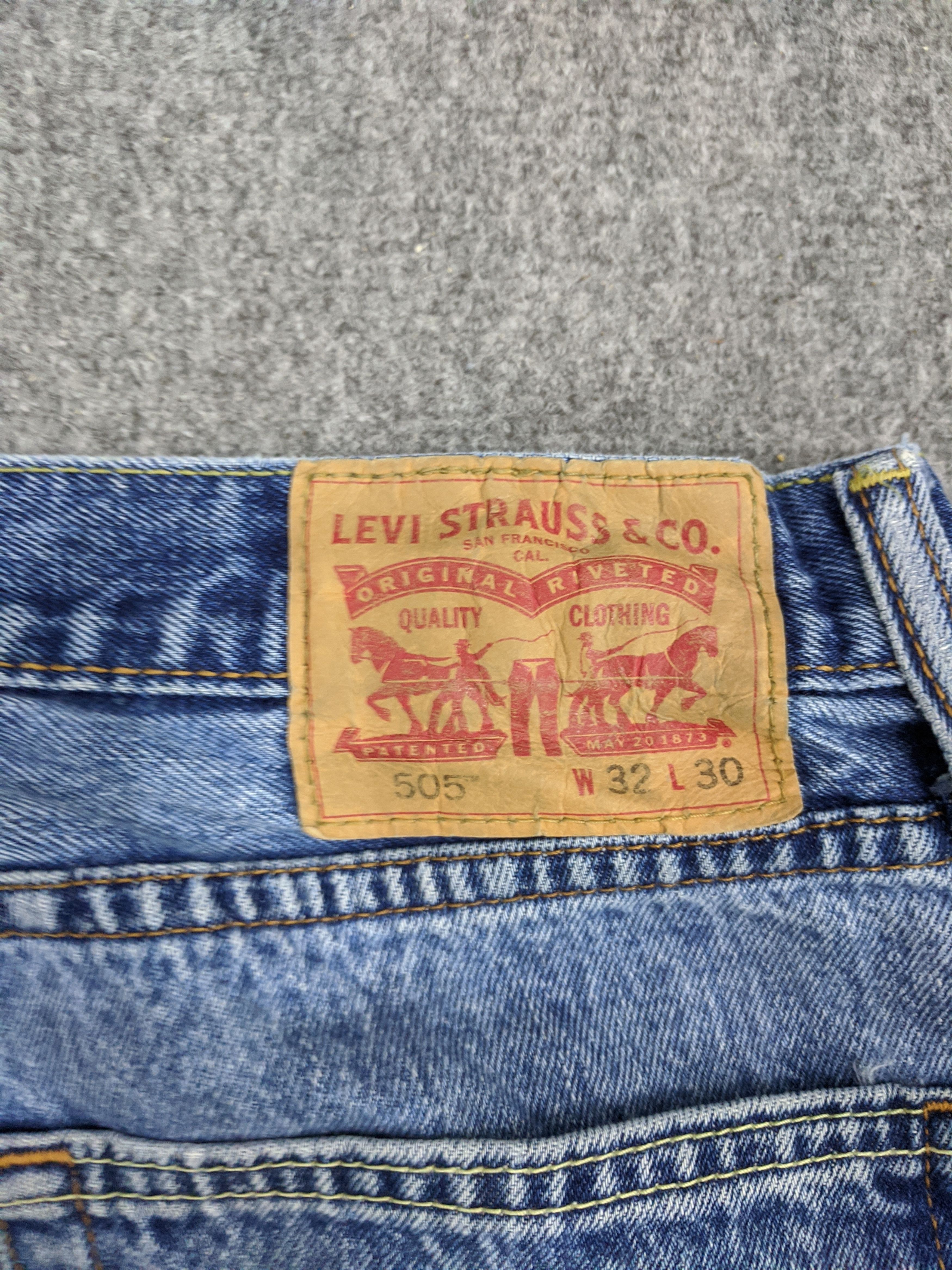 Levi's Vintage Levis 505 Light Wash Jeans DP0725 Size US 32 / EU 48 - 5 Thumbnail