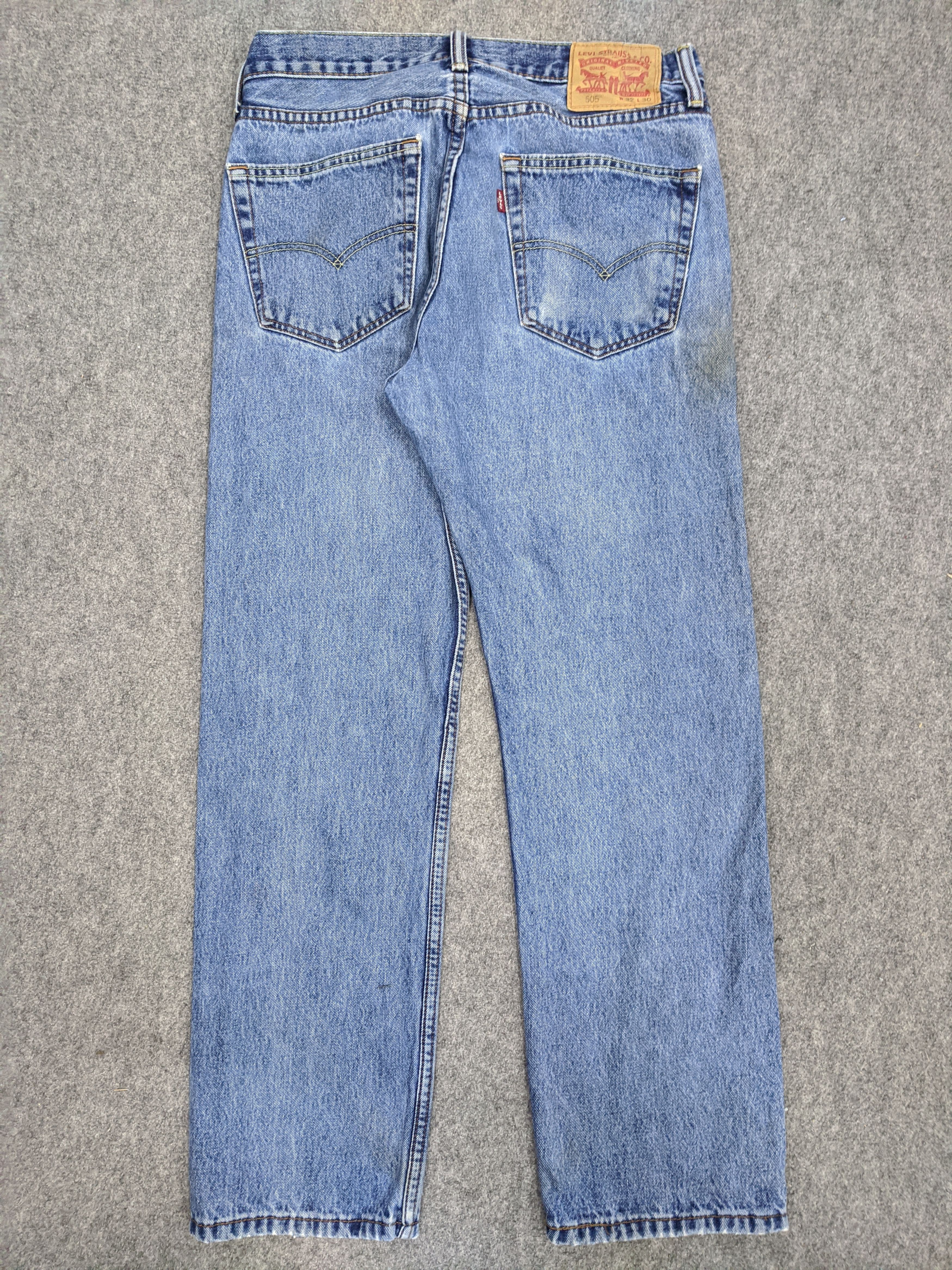 Levi's Vintage Levis 505 Light Wash Jeans DP0725 Size US 32 / EU 48 - 3 Thumbnail
