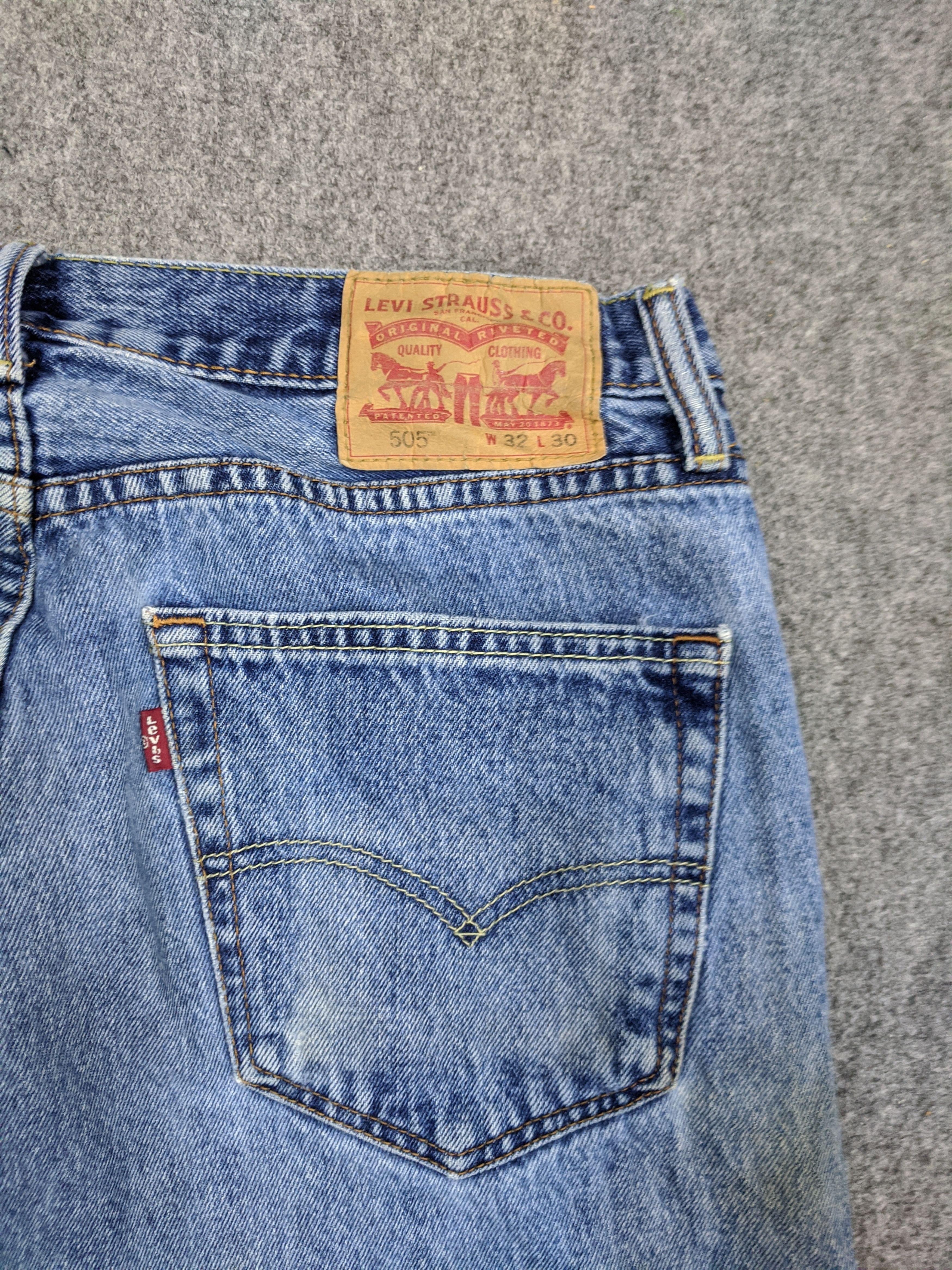 Levi's Vintage Levis 505 Light Wash Jeans DP0725 Size US 32 / EU 48 - 11 Thumbnail