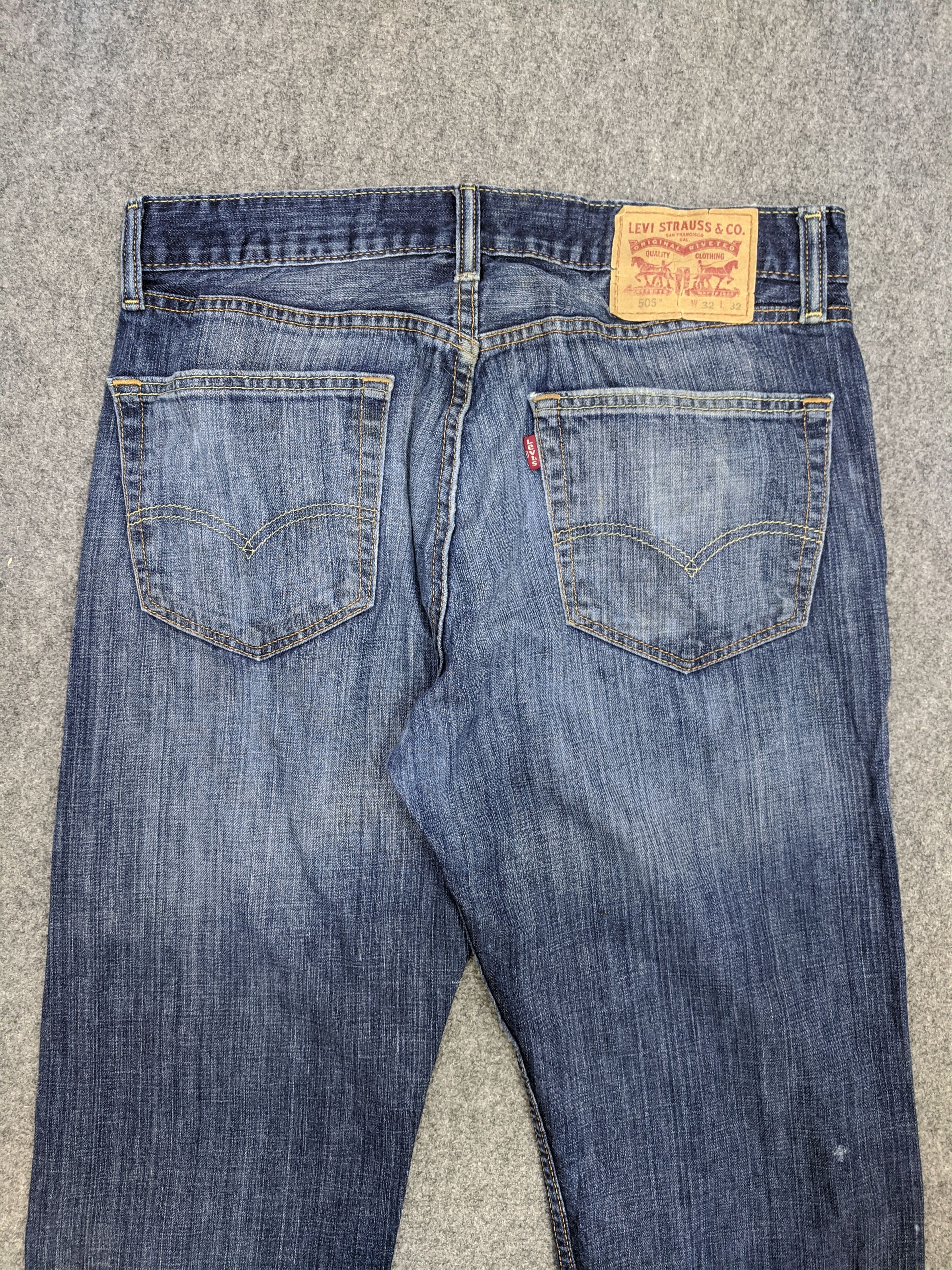 Levi's Vintage Levis 505 Light Wash Jeans DP0858 Size US 32 / EU 48 - 4 Thumbnail