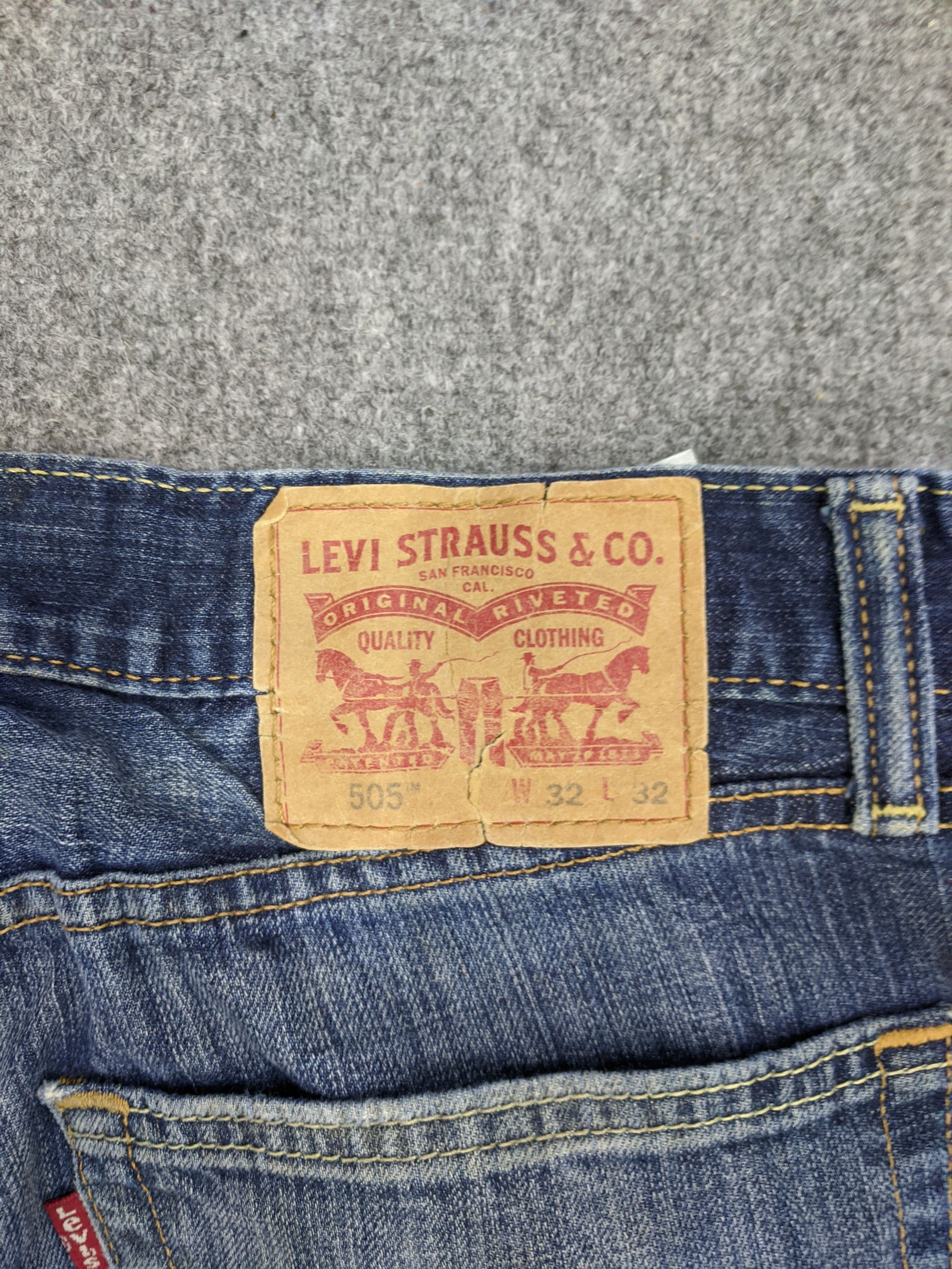 Levi's Vintage Levis 505 Light Wash Jeans DP0858 Size US 32 / EU 48 - 5 Thumbnail