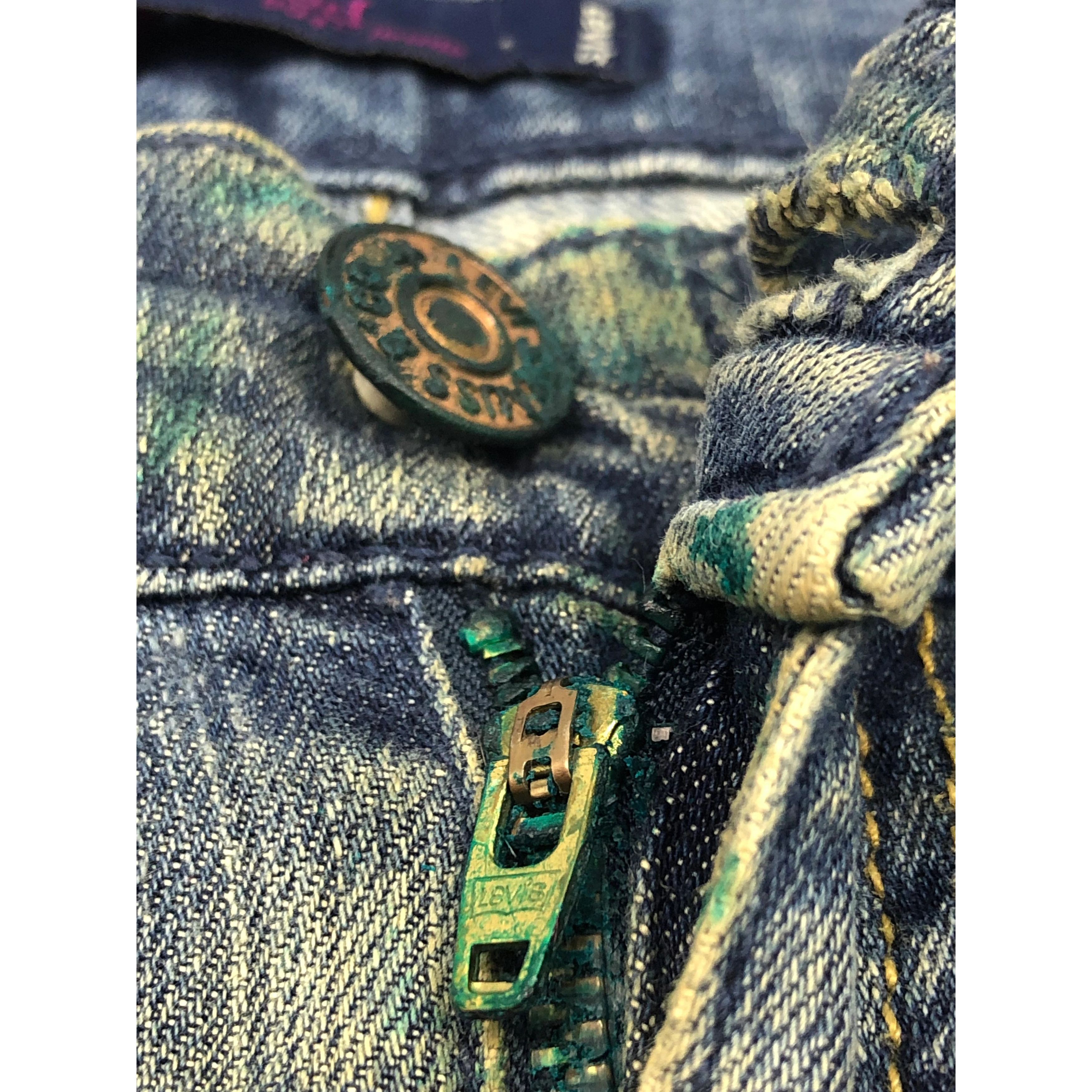 Levi's Vintage Levis 504 Blue Denim DP0291 Size US 32 / EU 48 - 7 Thumbnail