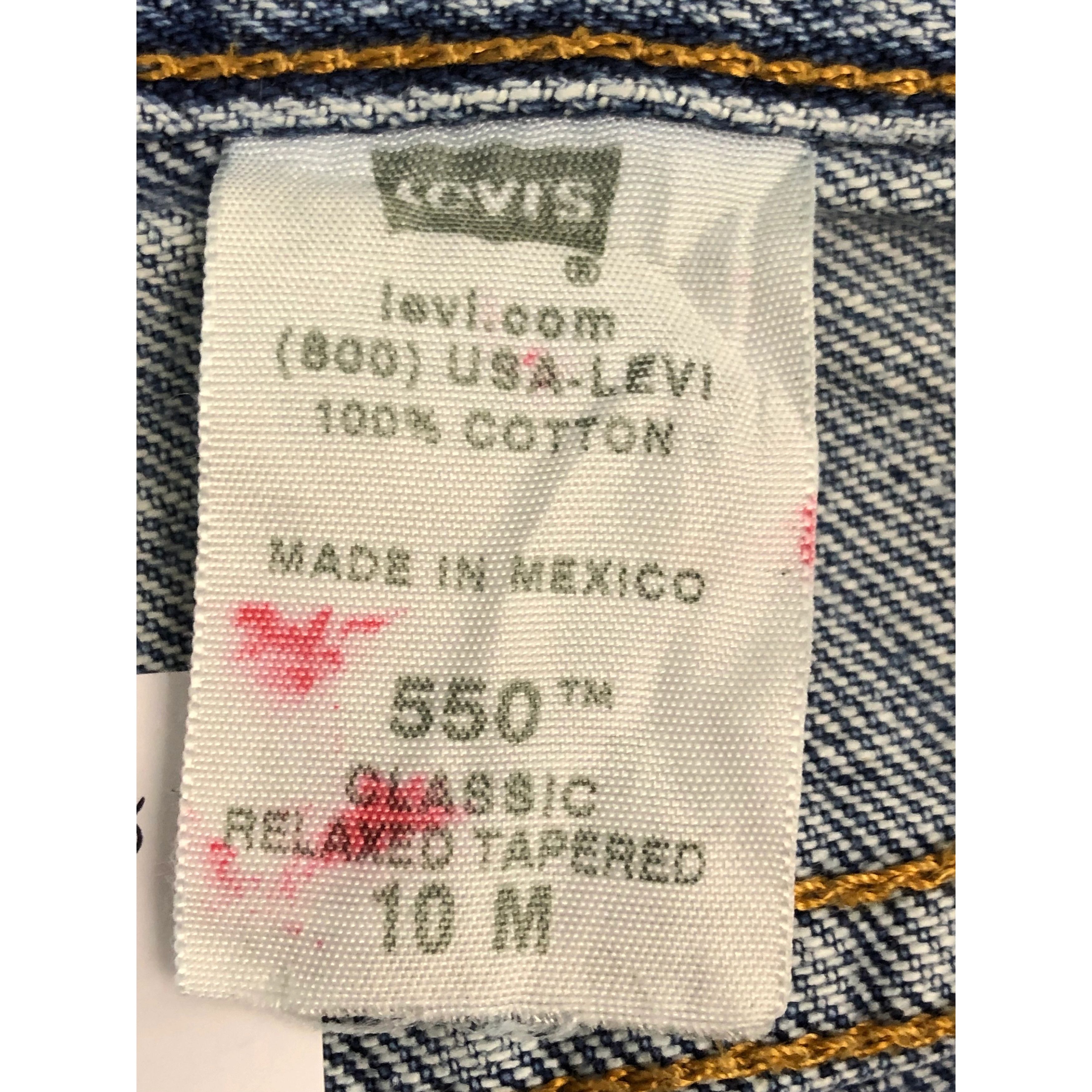 Levi's Vintage Levis 550 Relaxed Fit Faded Denim DP0338 Size US 32 / EU 48 - 7 Thumbnail