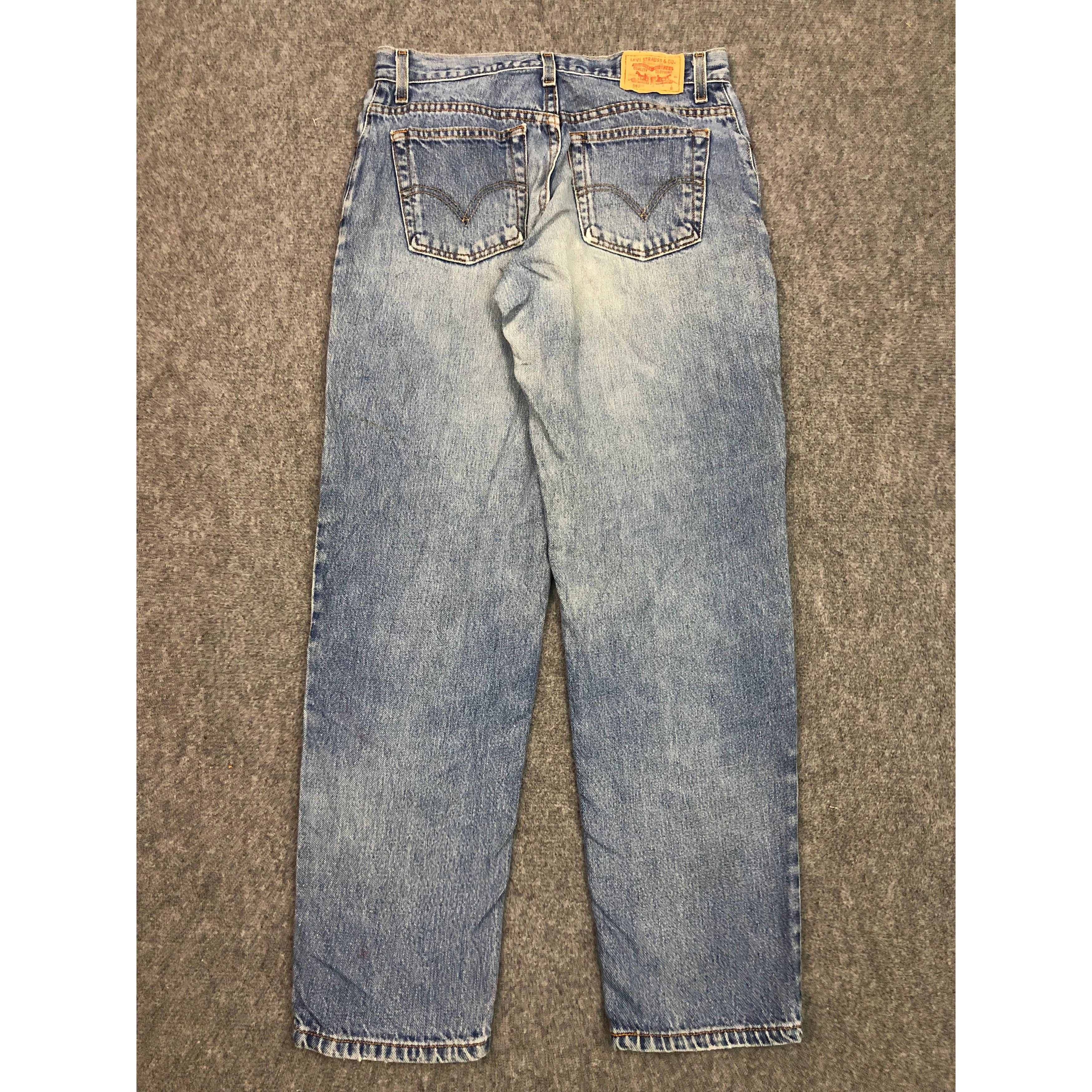 Levi's Vintage Levis 550 Relaxed Fit Faded Denim DP0338 Size US 32 / EU 48 - 2 Thumbnail