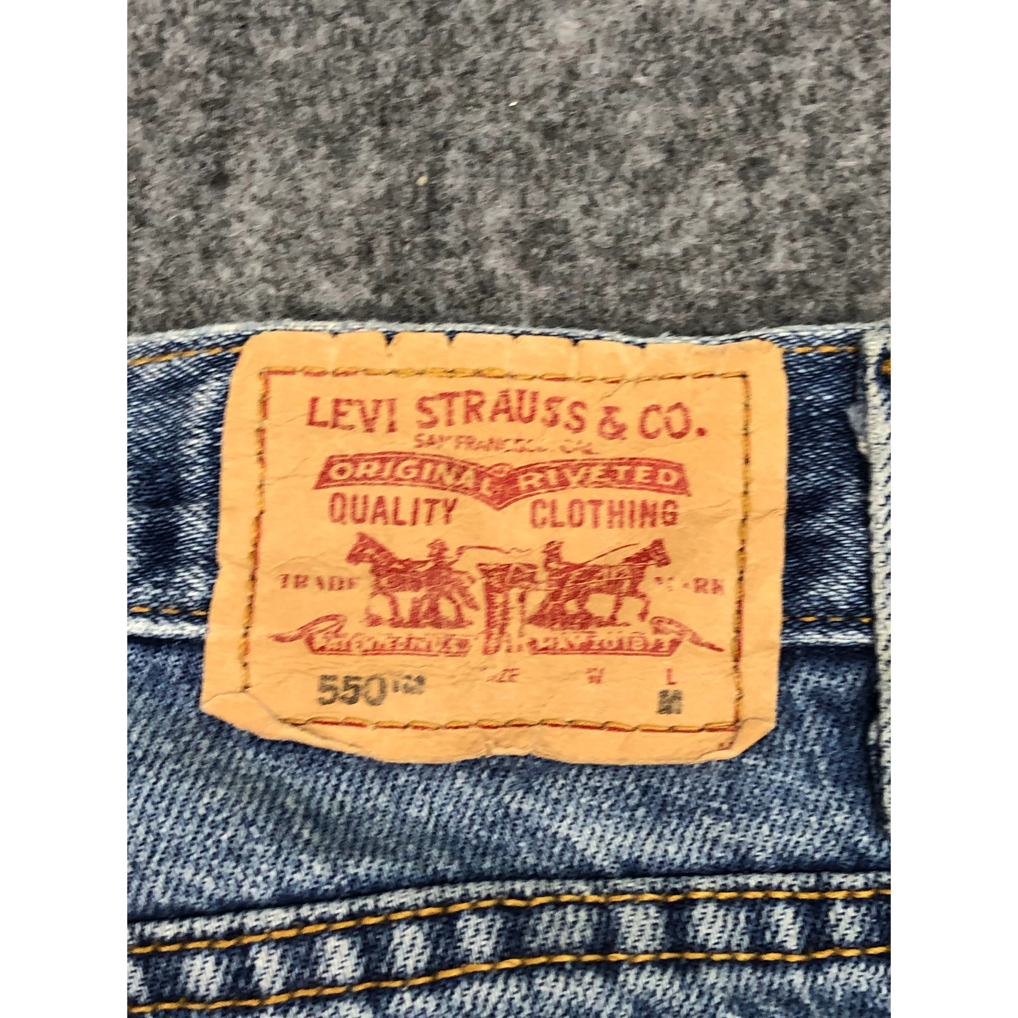 Levi's Vintage Levis 550 Relaxed Fit Faded Denim DP0338 Size US 32 / EU 48 - 5 Thumbnail