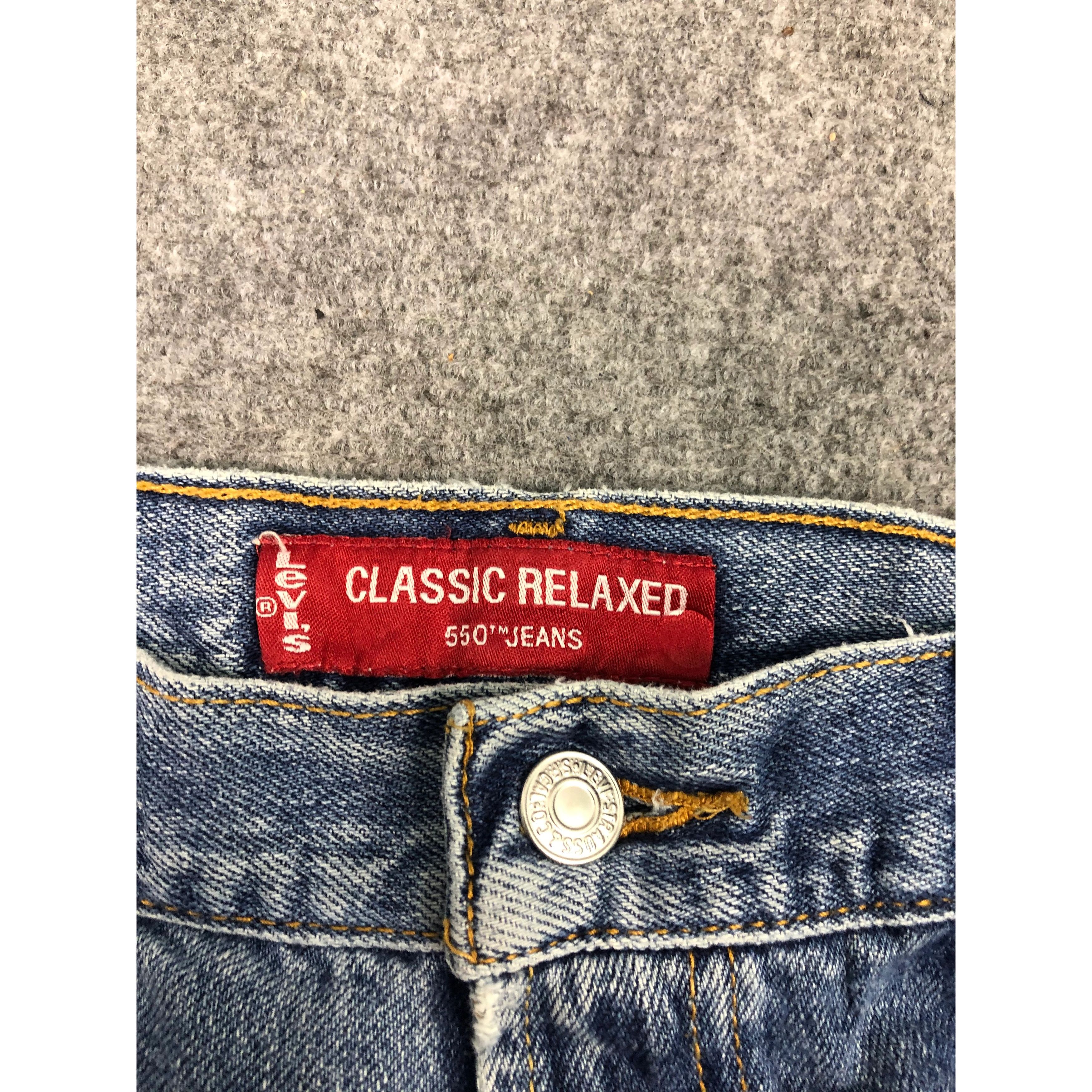 Levi's Vintage Levis 550 Relaxed Fit Faded Denim DP0338 Size US 32 / EU 48 - 6 Thumbnail