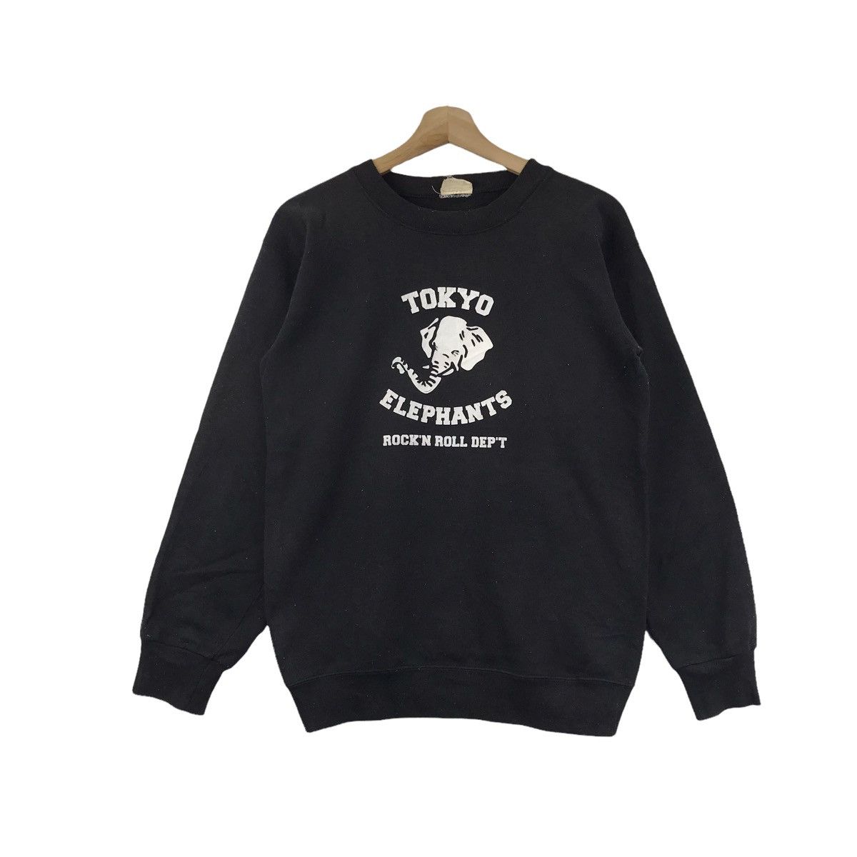 Vintage Vintage 90s TOKYO ELEPHANTS KASHIMASHI Band Sweatshirt Size US S / EU 44-46 / 1 - 1 Thumbnail