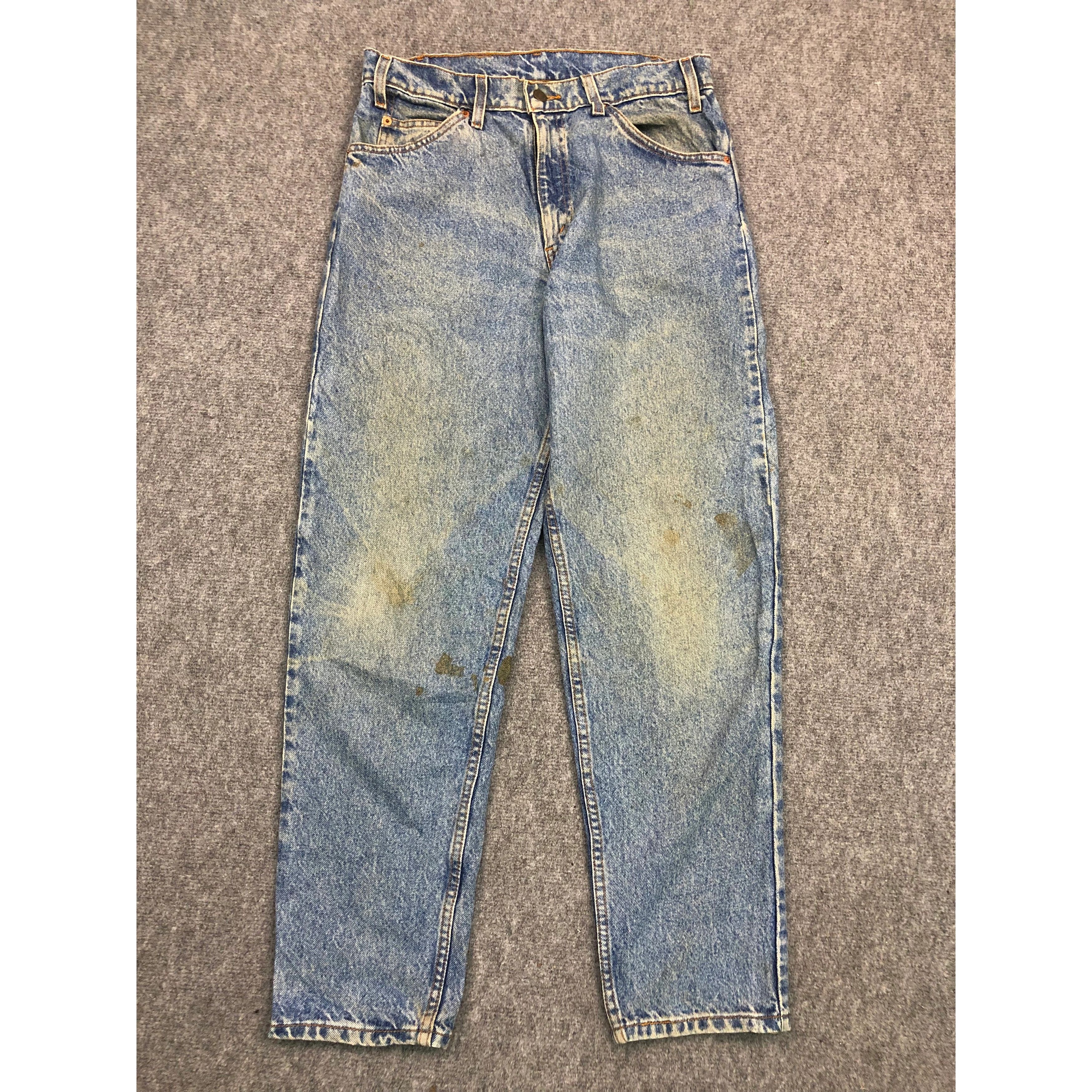 Levi's Vintage 90s Levis 550 Relaxed Fit Blue Denim DP0258 Size US 32 / EU 48 - 1 Thumbnail
