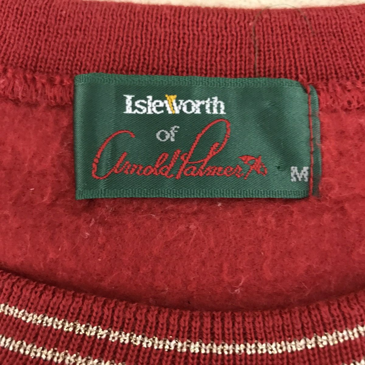 Vintage ISLEWORTH Of ARNOLD PALMER Red Sweatshirt Size US M / EU 48-50 / 2 - 4 Thumbnail