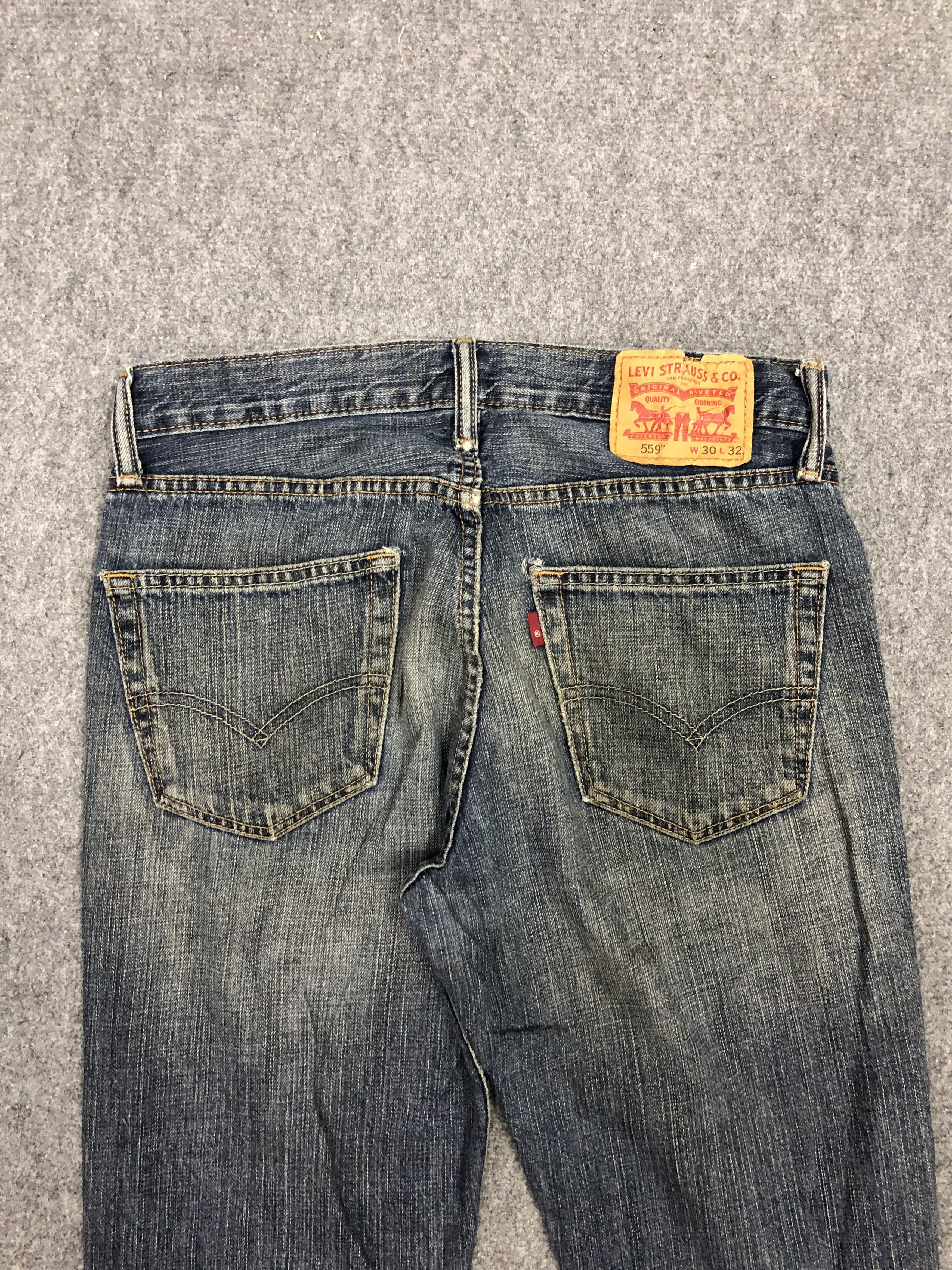 Levi's Vintage Levis 559 Light Wash Jeans DP1273 Size US 32 / EU 48 - 4 Thumbnail