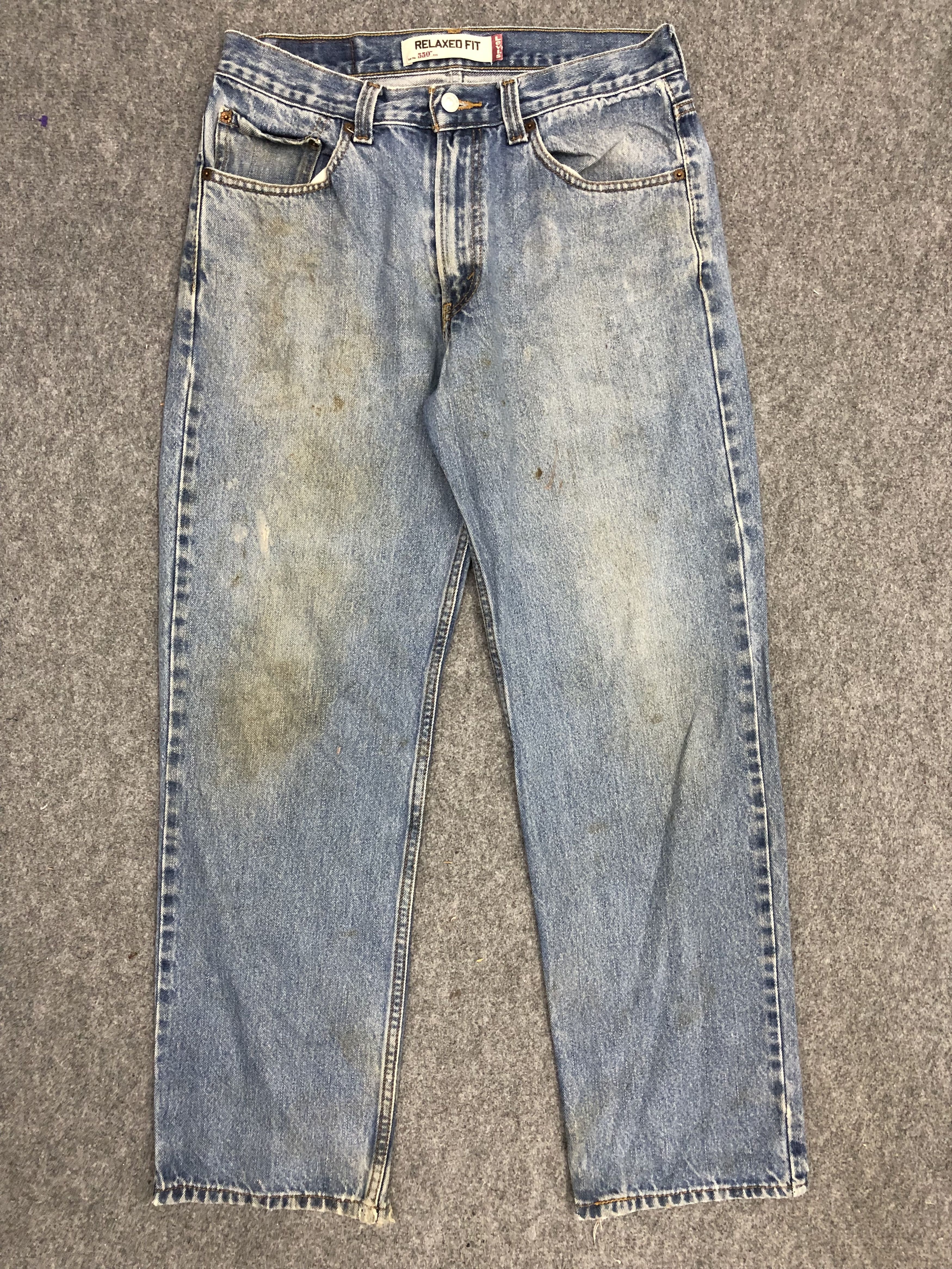 Levi's Vintage Levis 550 Light Wash Jeans DP1250 Size US 32 / EU 48 - 1 Thumbnail