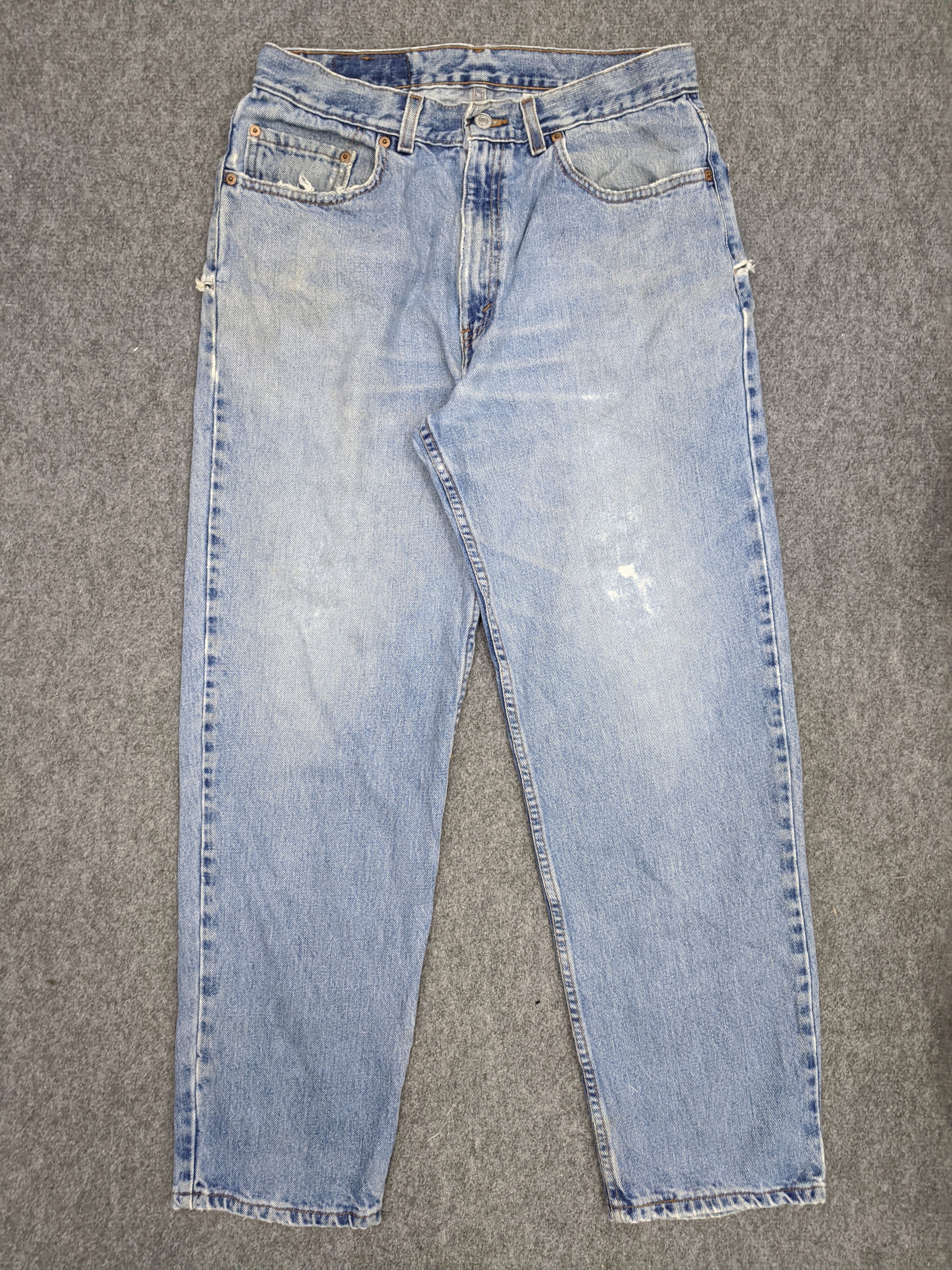 Levi's Vintage 90s Levis 550 Jeans Lightwash DP0849 Size US 32 / EU 48 - 1 Thumbnail