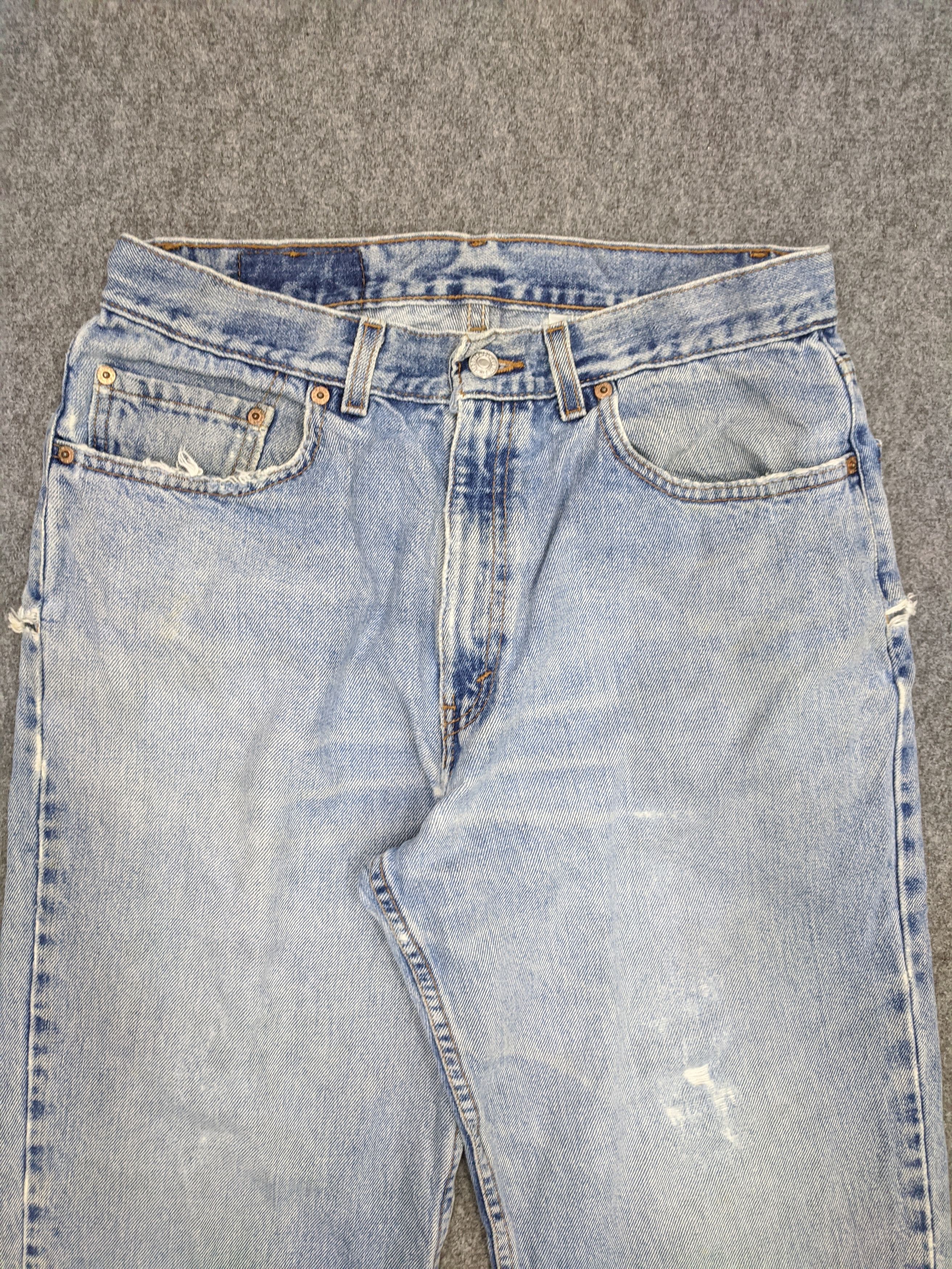 Levi's Vintage 90s Levis 550 Jeans Lightwash DP0849 Size US 32 / EU 48 - 2 Thumbnail