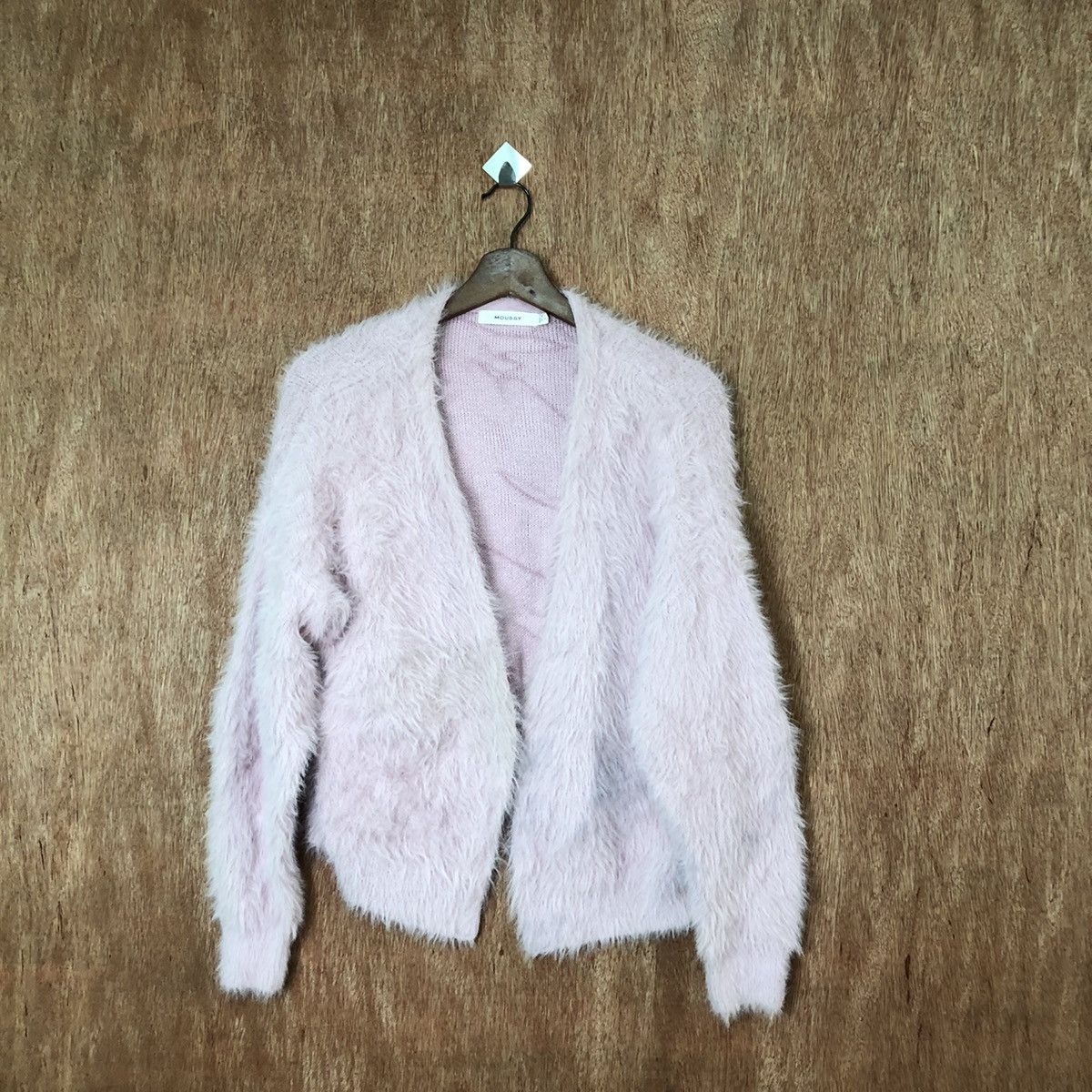 Japanese Brand Moussy Shag Shaggy Fur Mohair Cardigan #6436 Size M / US 6-8 / IT 42-44 - 1 Thumbnail