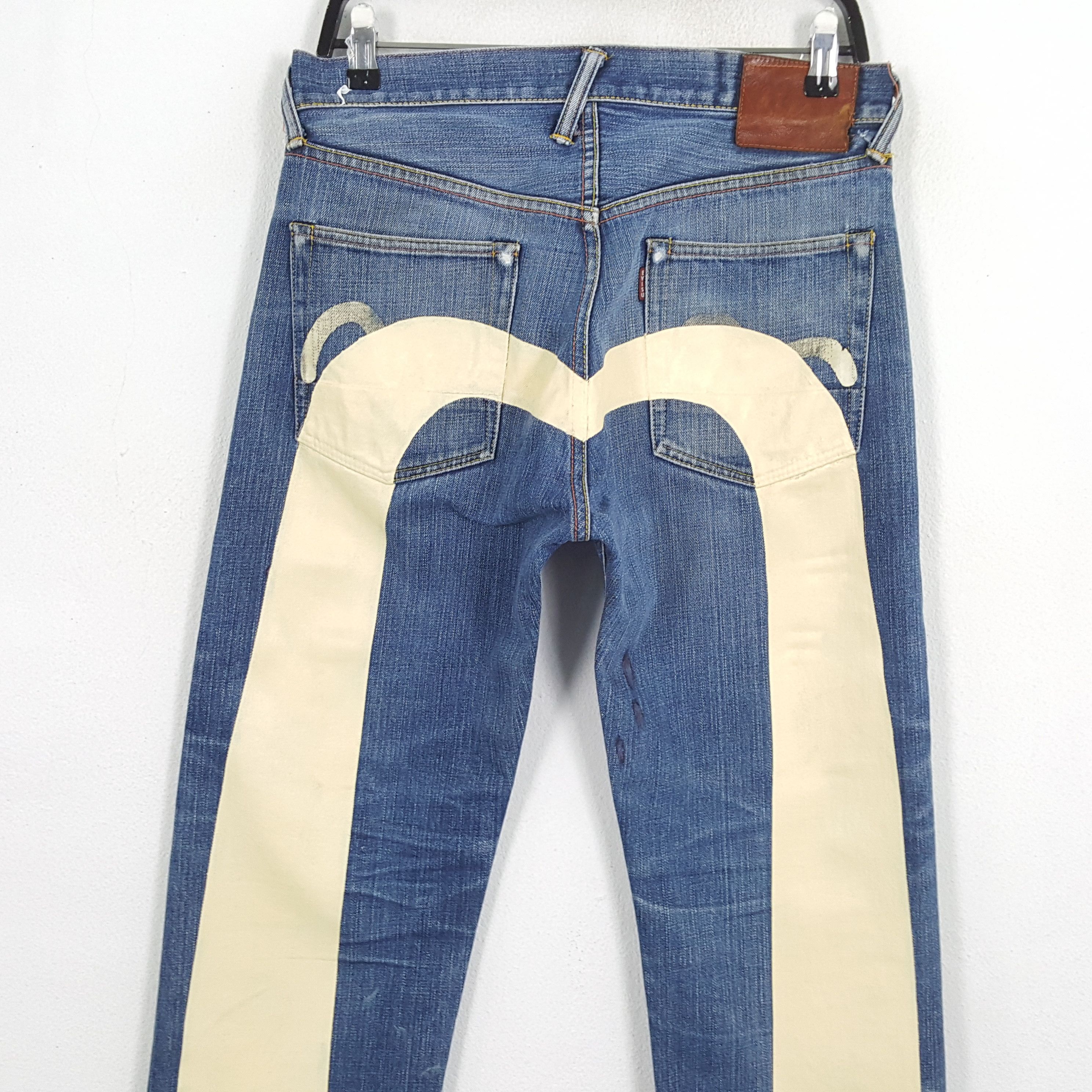 EVISU Japanese Brand Streetwear Custom Logo Style Jeans