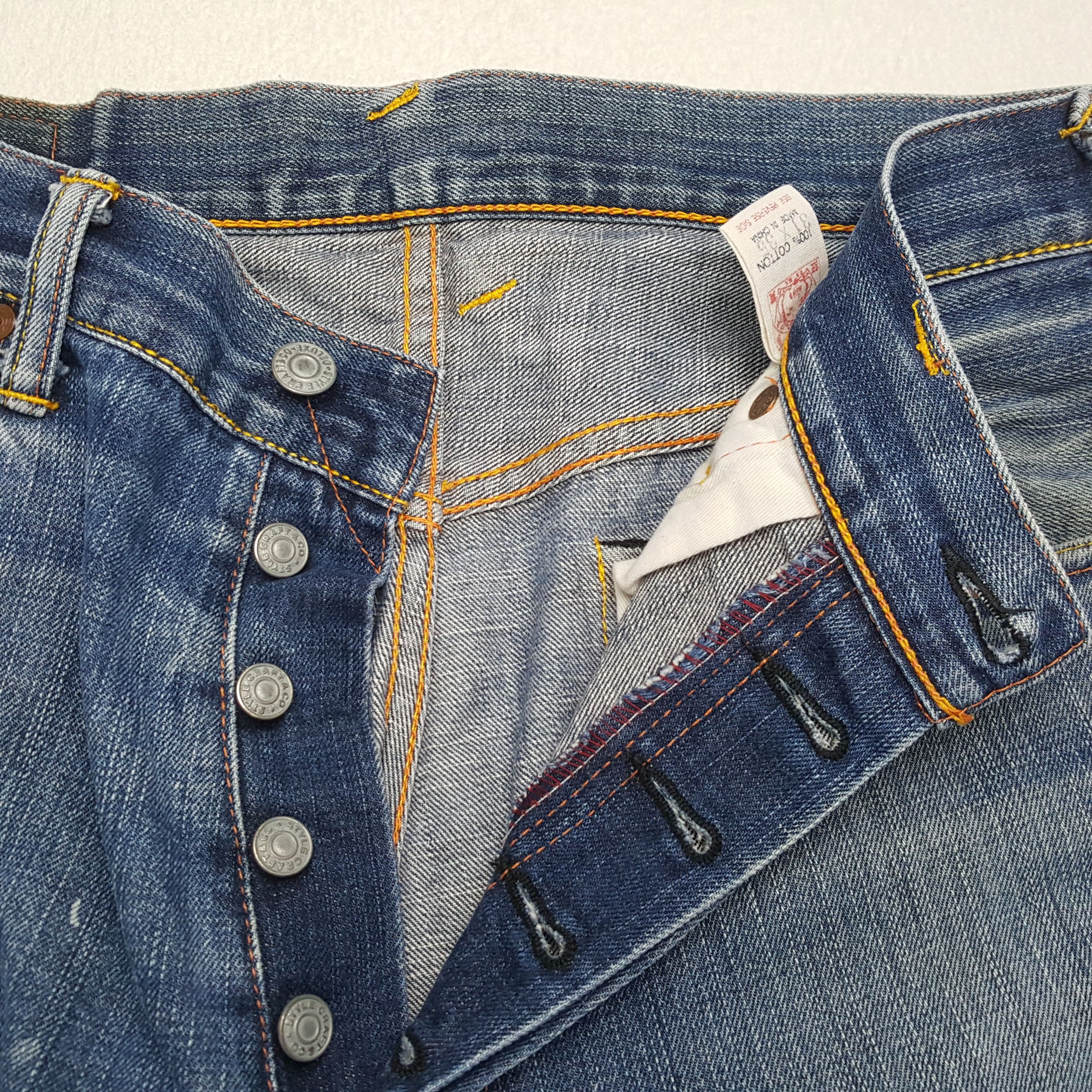 EVISU Japanese Brand Streetwear Custom Logo Style Jeans