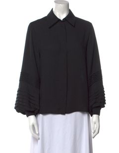 Louis Vuitton Uniform Black Rib Knit Sweater