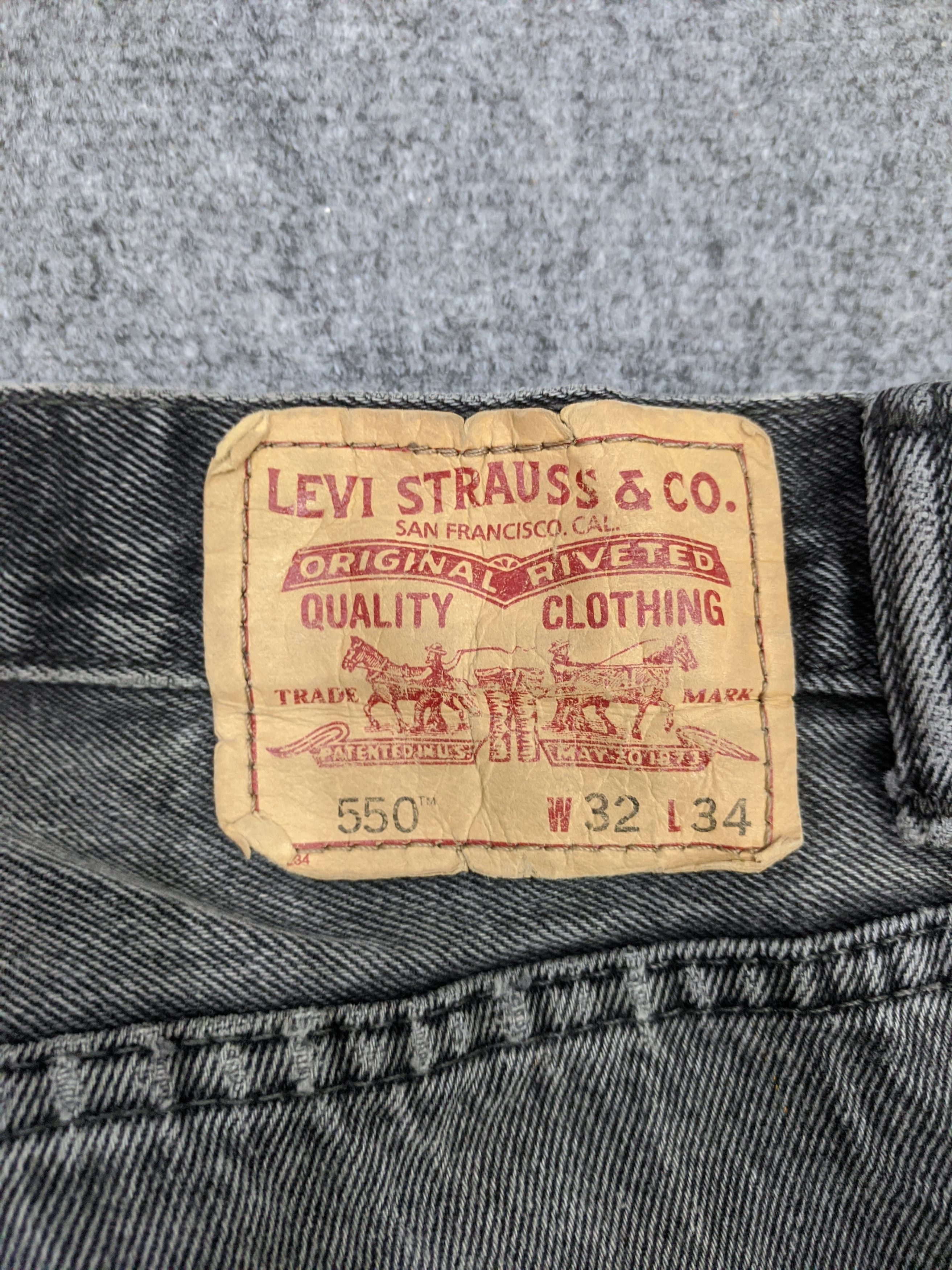 Levi's Vintage Levis 550 Jeans DP0874 Size US 32 / EU 48 - 5 Thumbnail