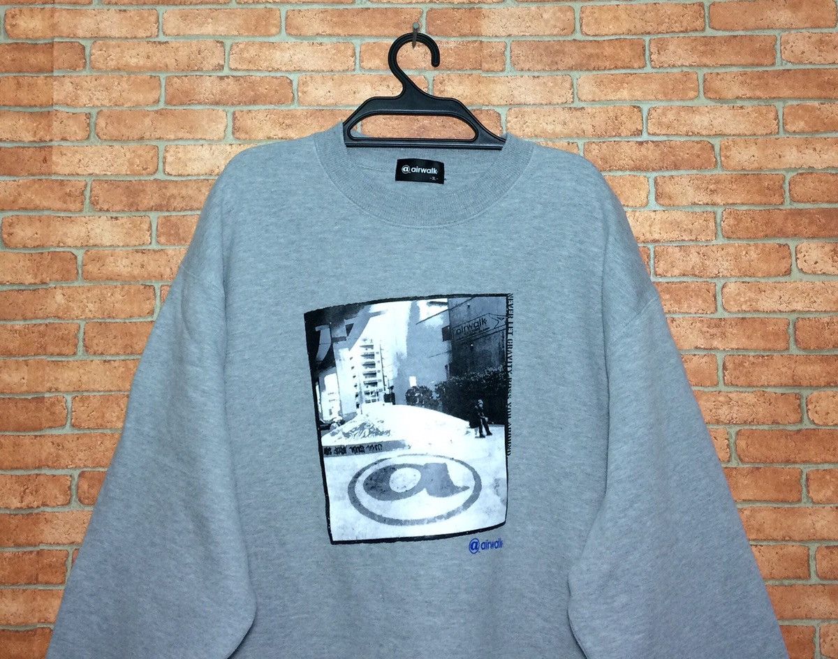 Airwalk × Vintage AIRWALK skateboard Crewneck Skate Punk Rock HipHop Pullover Size US L / EU 52-54 / 3 - 2 Thumbnail