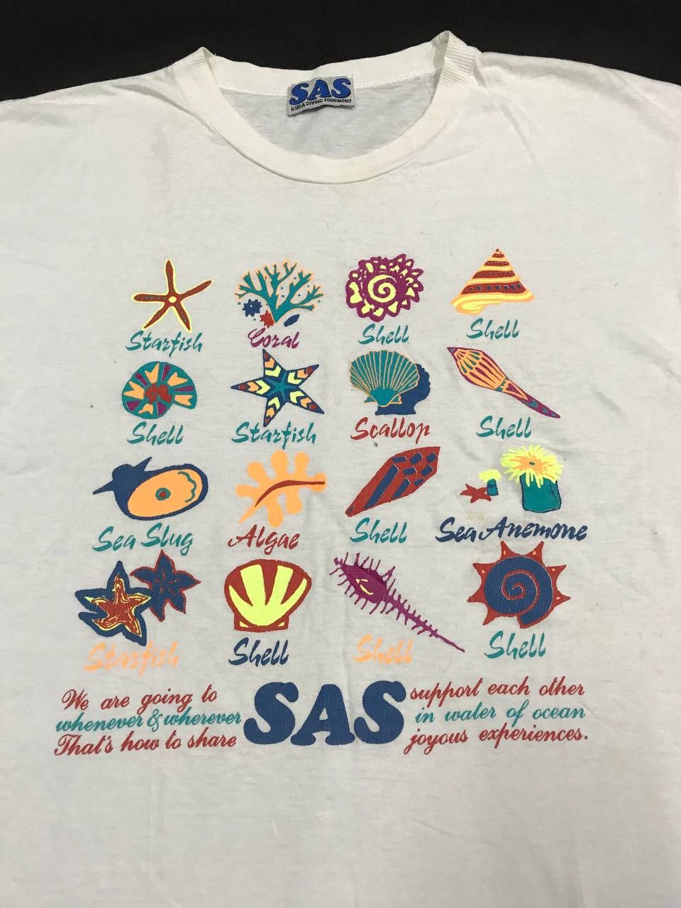 Japanese Brand × Vintage Vintage Sas Scuba Diving Equipment Tee Size US L / EU 52-54 / 3 - 2 Thumbnail