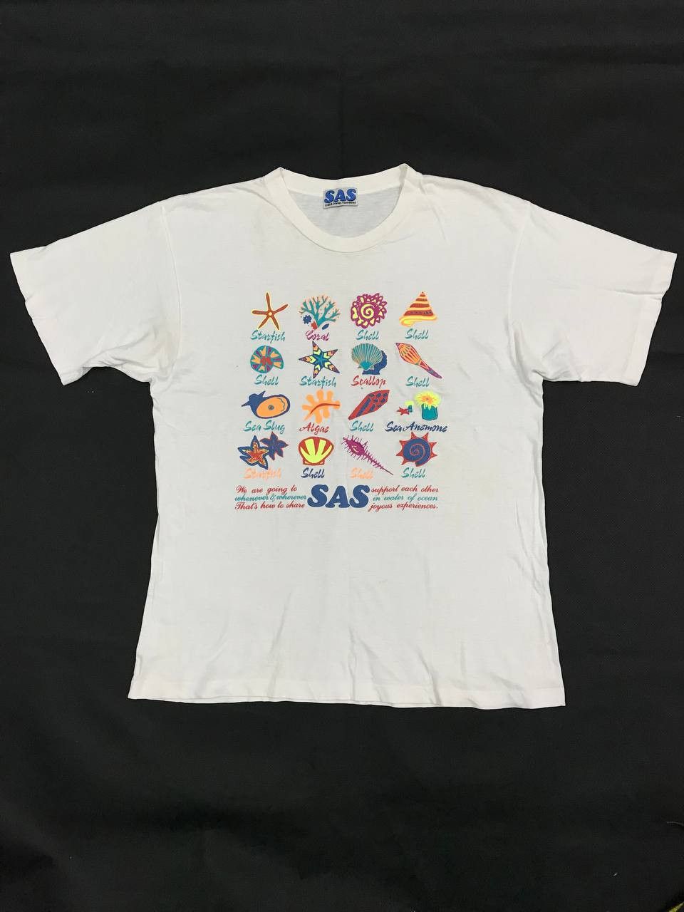 Japanese Brand × Vintage Vintage Sas Scuba Diving Equipment Tee Size US L / EU 52-54 / 3 - 1 Thumbnail