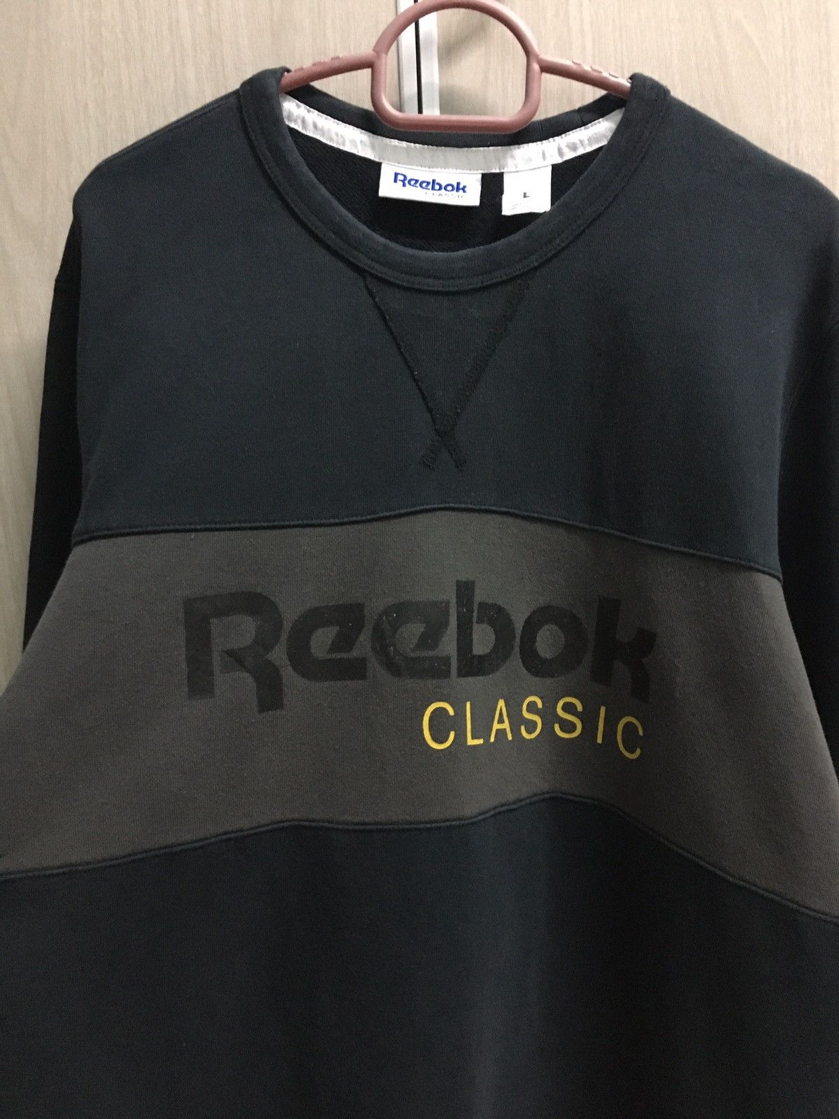 Reebok × Vintage Vintage Reebok Classic Spellout Sweatshirt Size US M / EU 48-50 / 2 - 2 Thumbnail