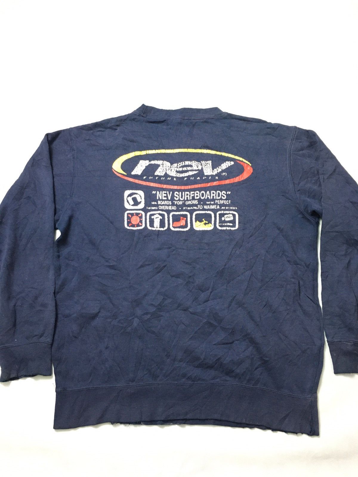 Vintage Vintage Nev Surfboards Sweatshirt Size US M / EU 48-50 / 2 - 13 Thumbnail