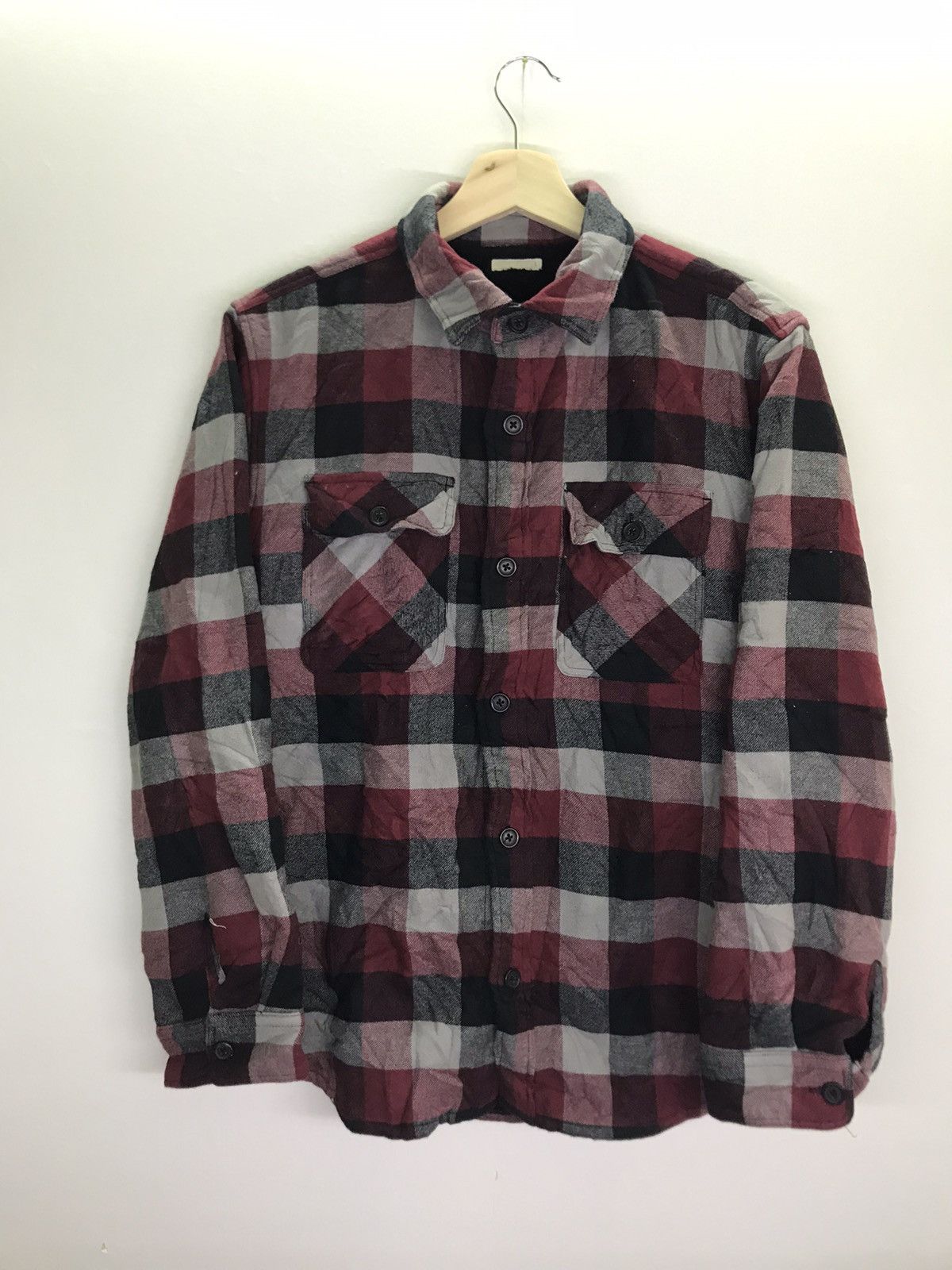 Flannel Japanesebrand GU Flannel Jacket Fleece Sherpa inside Size US M / EU 48-50 / 2 - 1 Thumbnail
