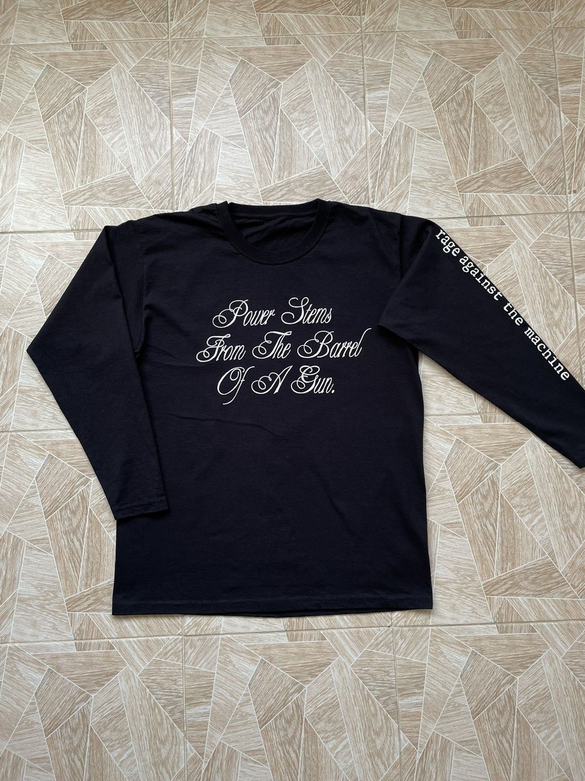 Band Tees × Rage Against The Machine × Vintage Vintage 90's Rage Against The Machine Long Sleeve Band Tees Size US M / EU 48-50 / 2 - 1 Thumbnail