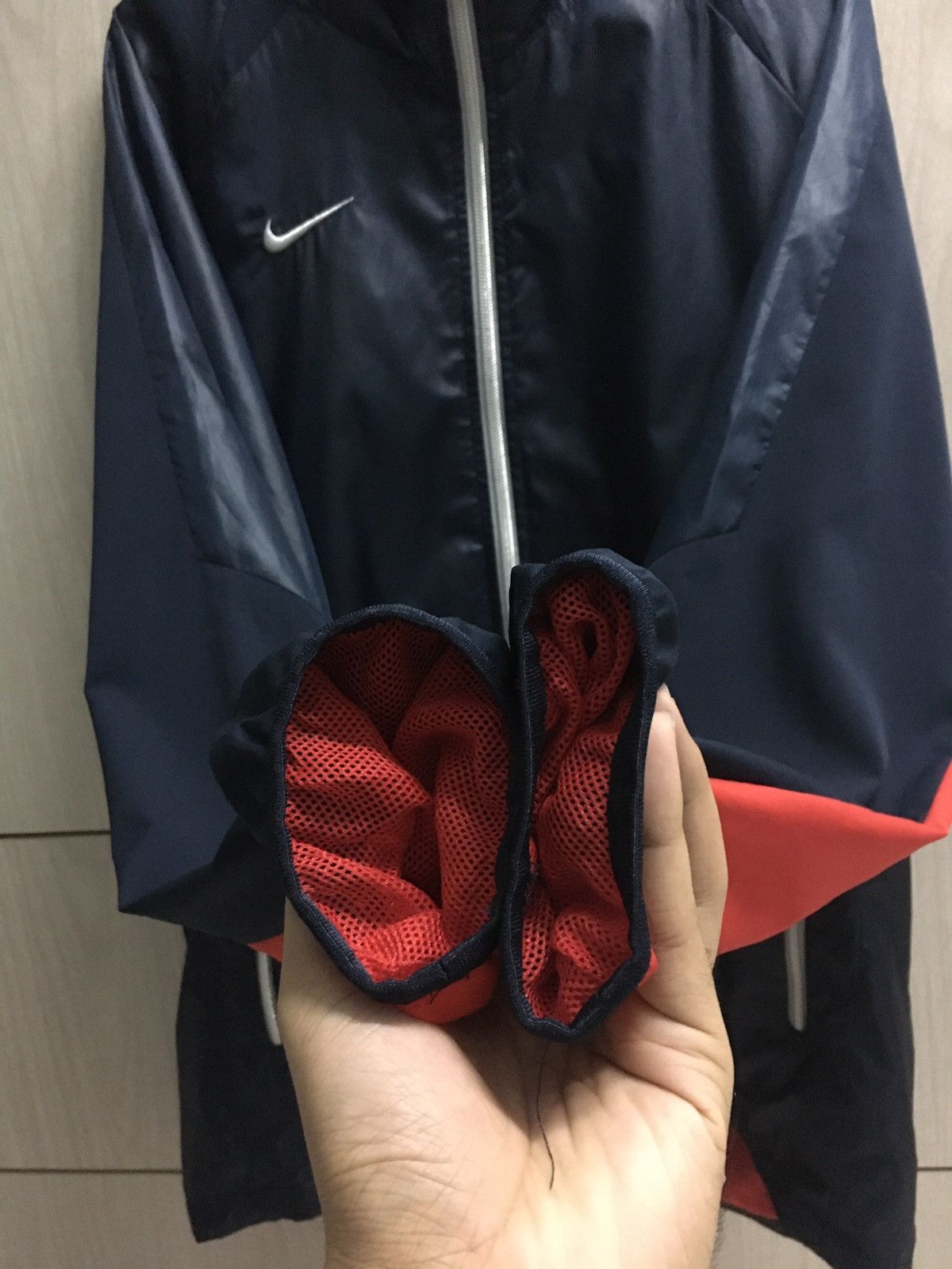 Nike Nike running light jacket mini swoosh embroidery Size US M / EU 48-50 / 2 - 6 Thumbnail