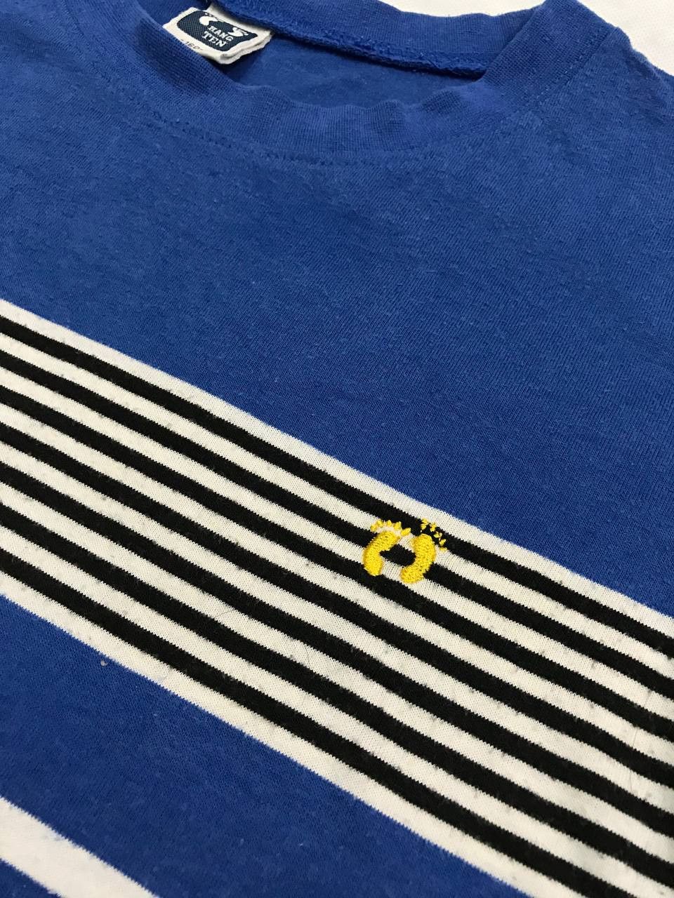 Hang Ten × Japanese Brand × Vintage Vintage Hang Ten Stripes Tee Size US S / EU 44-46 / 1 - 2 Thumbnail