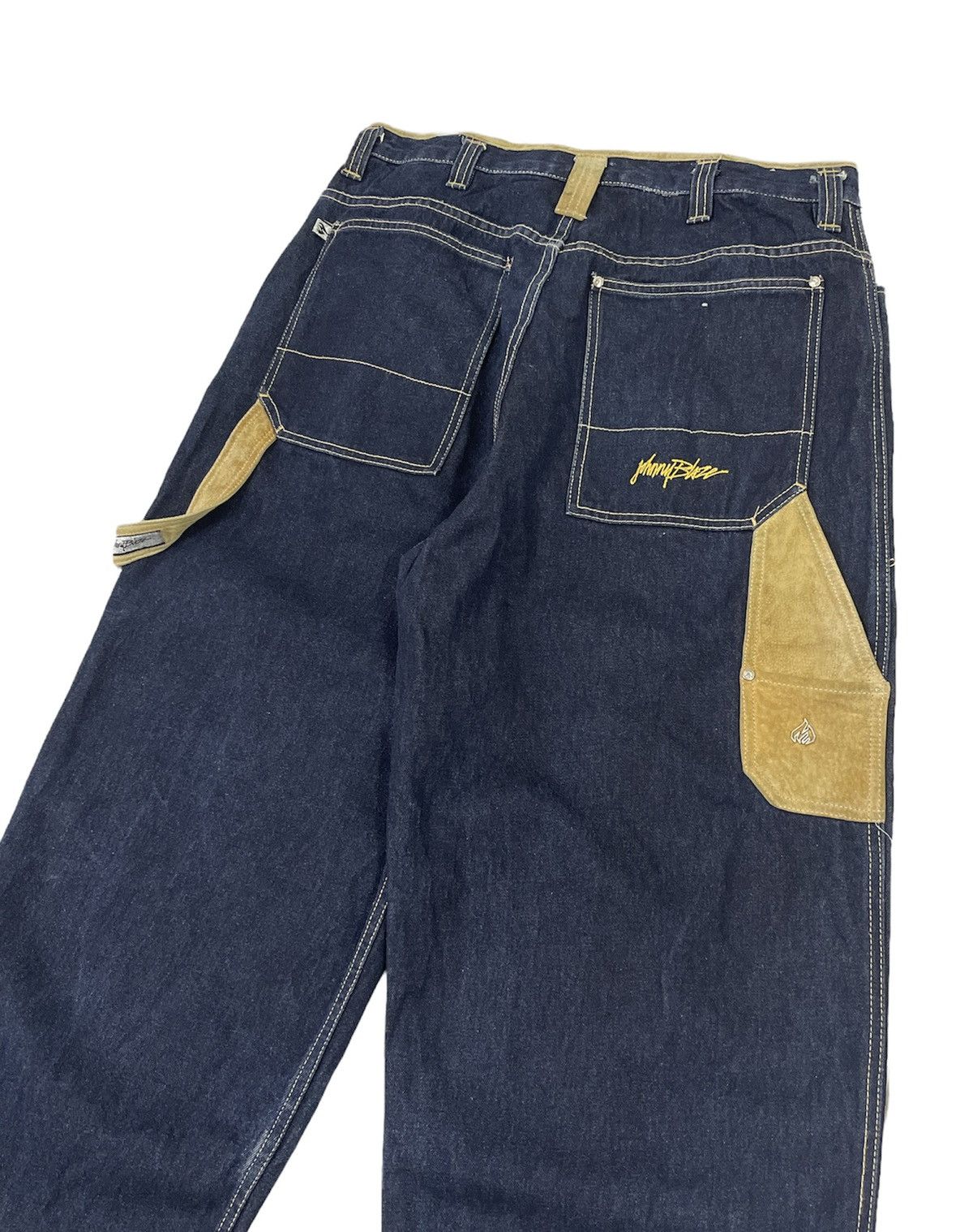 Wu-Tang Clan Johnny Blaze Carpenter Jeans Distressed Size US 33 - 3 Thumbnail