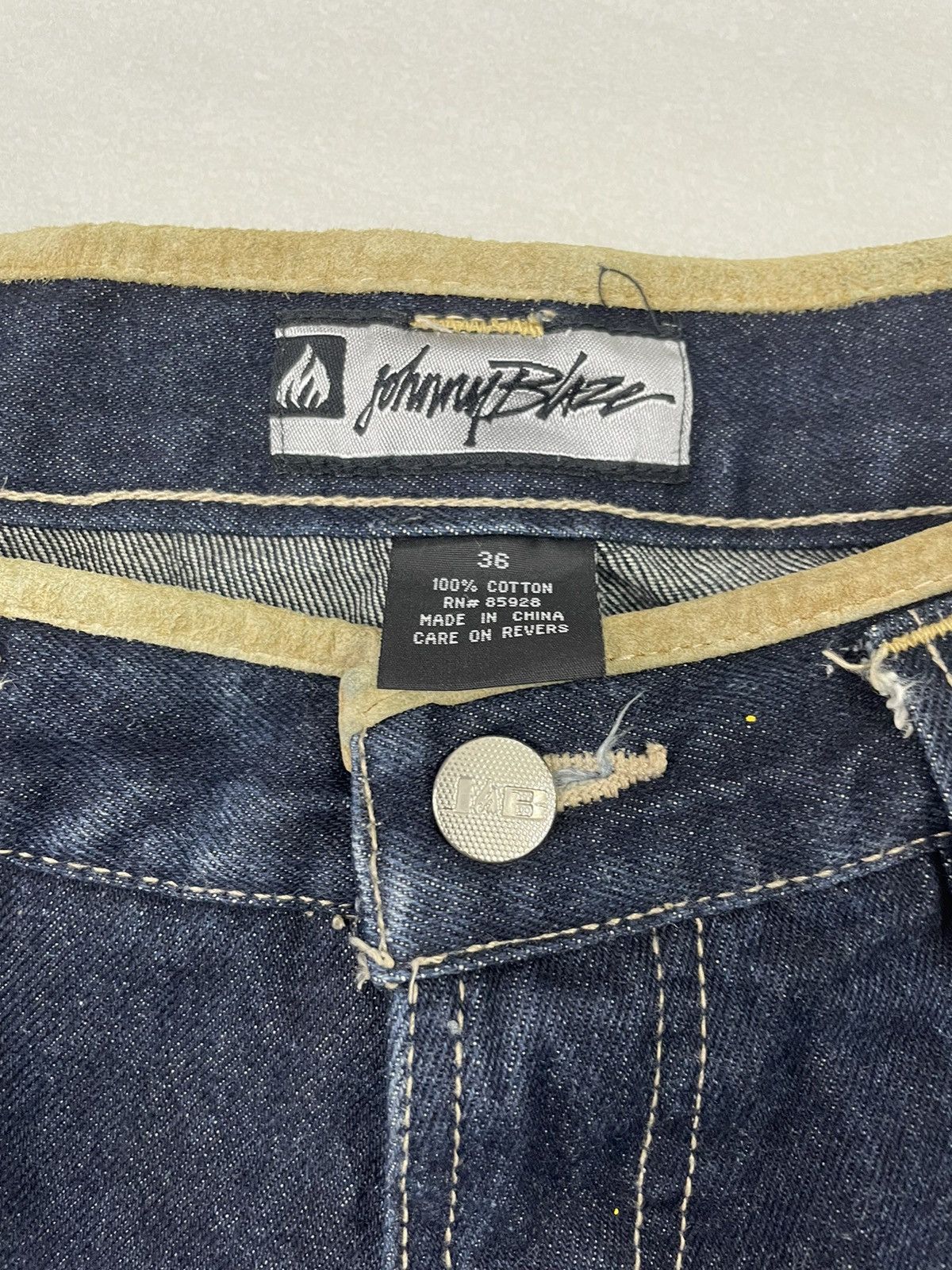 Wu-Tang Clan Johnny Blaze Carpenter Jeans Distressed Size US 33 - 7 Thumbnail