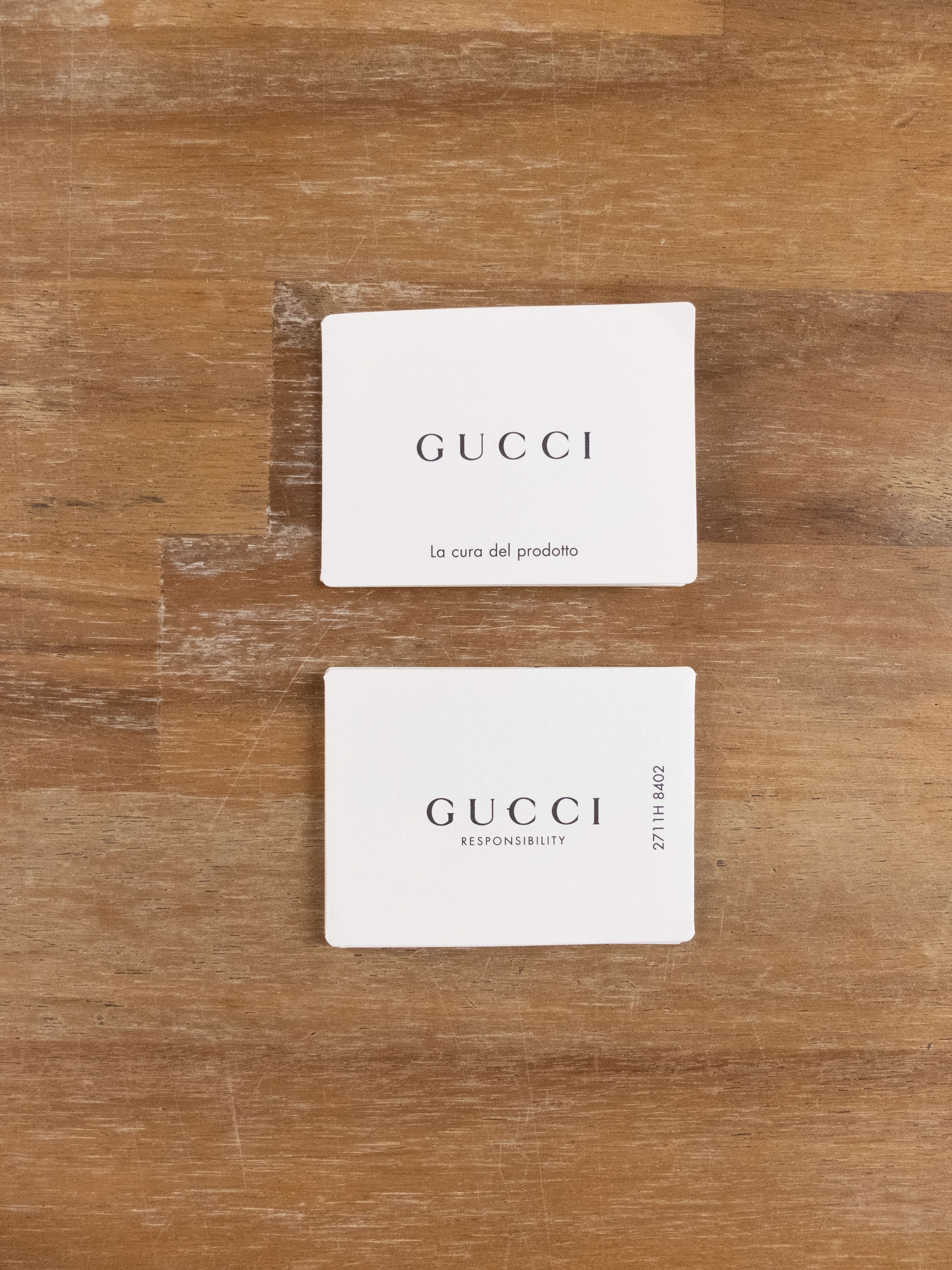 Gucci GUCCI vintage effect black GG leather card holder authentic Size ONE SIZE - 4 Thumbnail