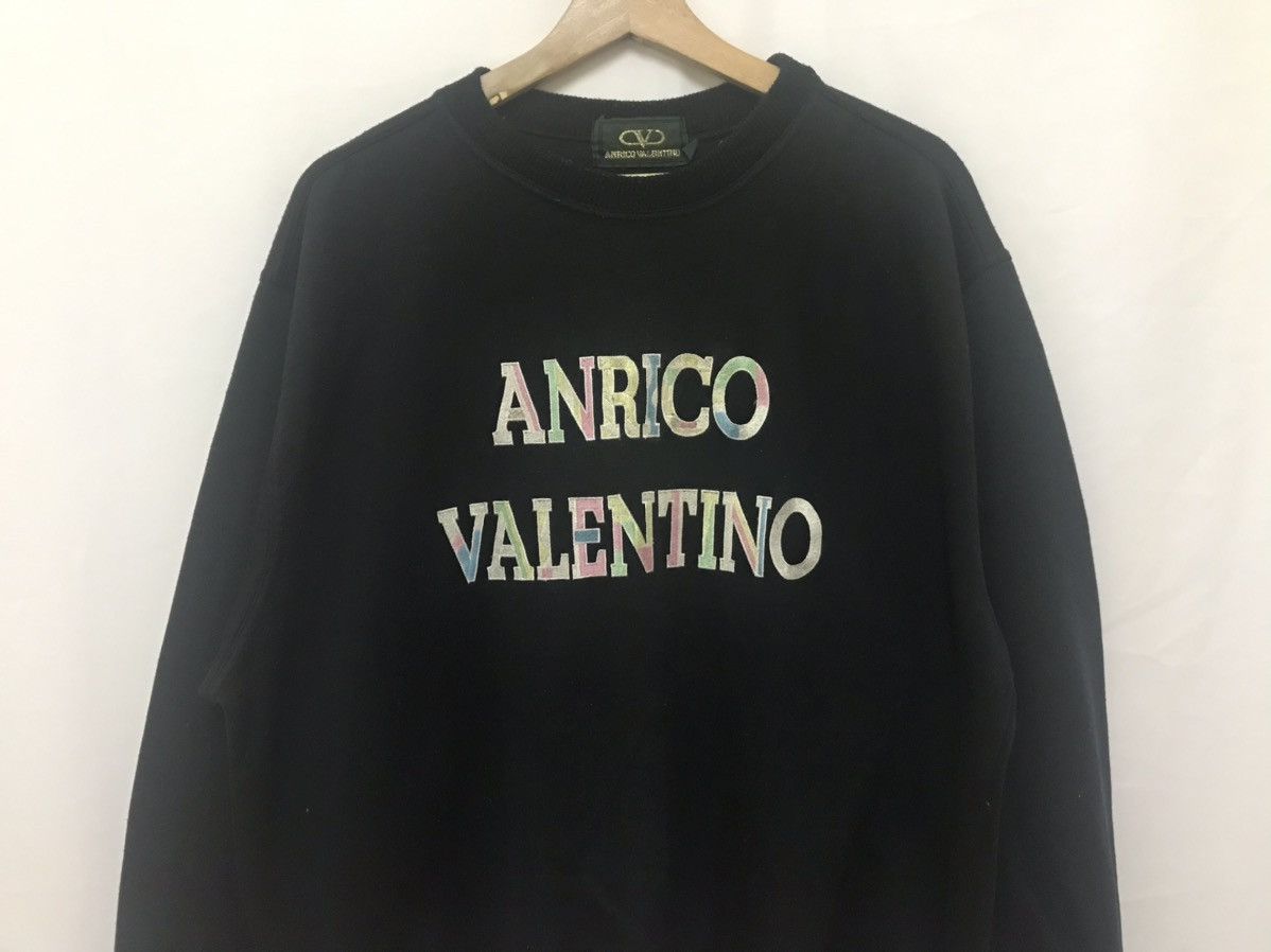 Valentino Vintage 90's Anrico Valentino Sweatshirt Size US L / EU 52-54 / 3 - 2 Thumbnail