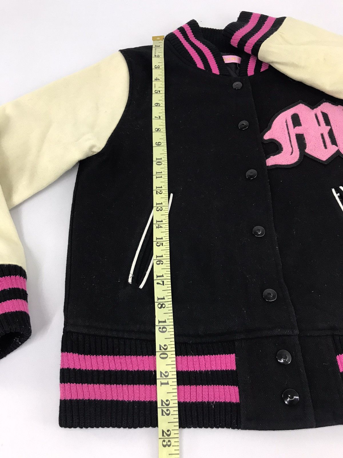 Japanese Brand Ingni Embroidery Big M Logo Varsity Jacket Stadium Size S / US 4 / IT 40 - 11 Thumbnail