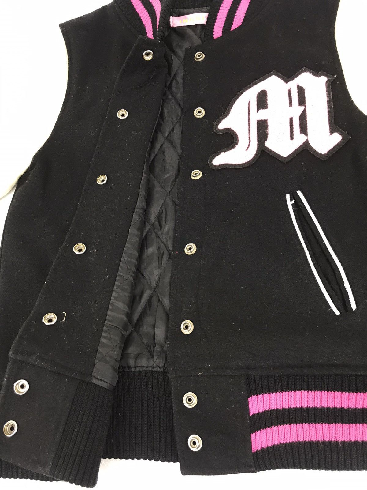 Japanese Brand Ingni Embroidery Big M Logo Varsity Jacket Stadium Size S / US 4 / IT 40 - 3 Thumbnail