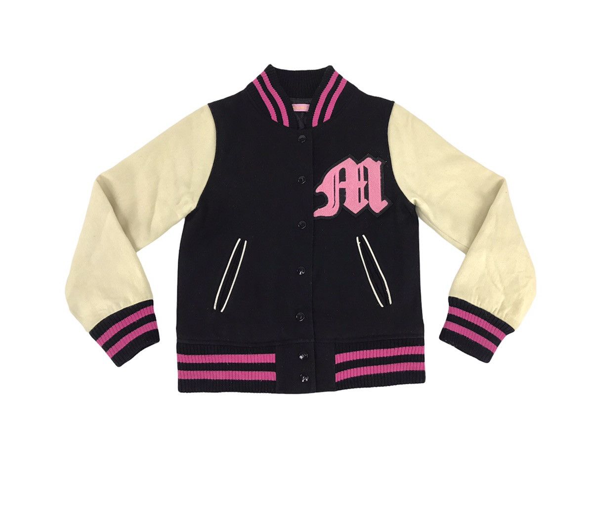 Japanese Brand Ingni Embroidery Big M Logo Varsity Jacket Stadium Size S / US 4 / IT 40 - 1 Thumbnail